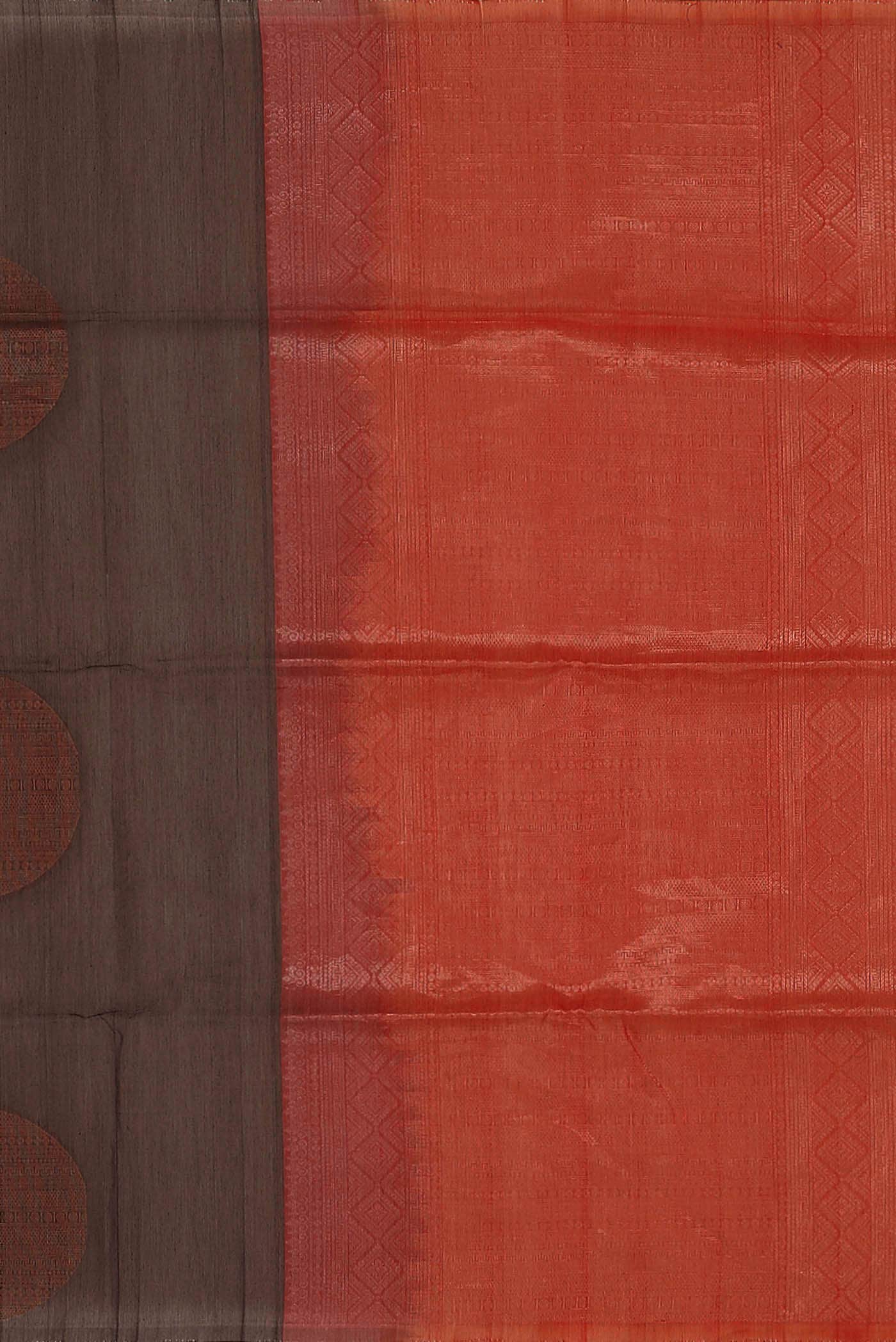 Brown Silk Cotton Saree