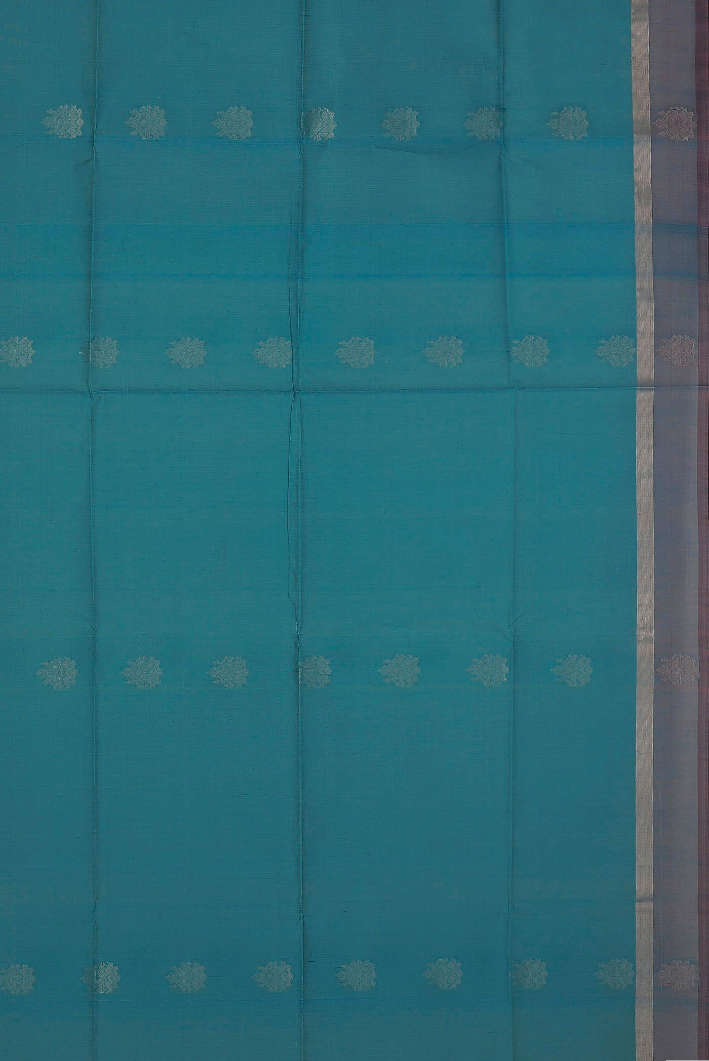 Blue Silk Cotton Saree