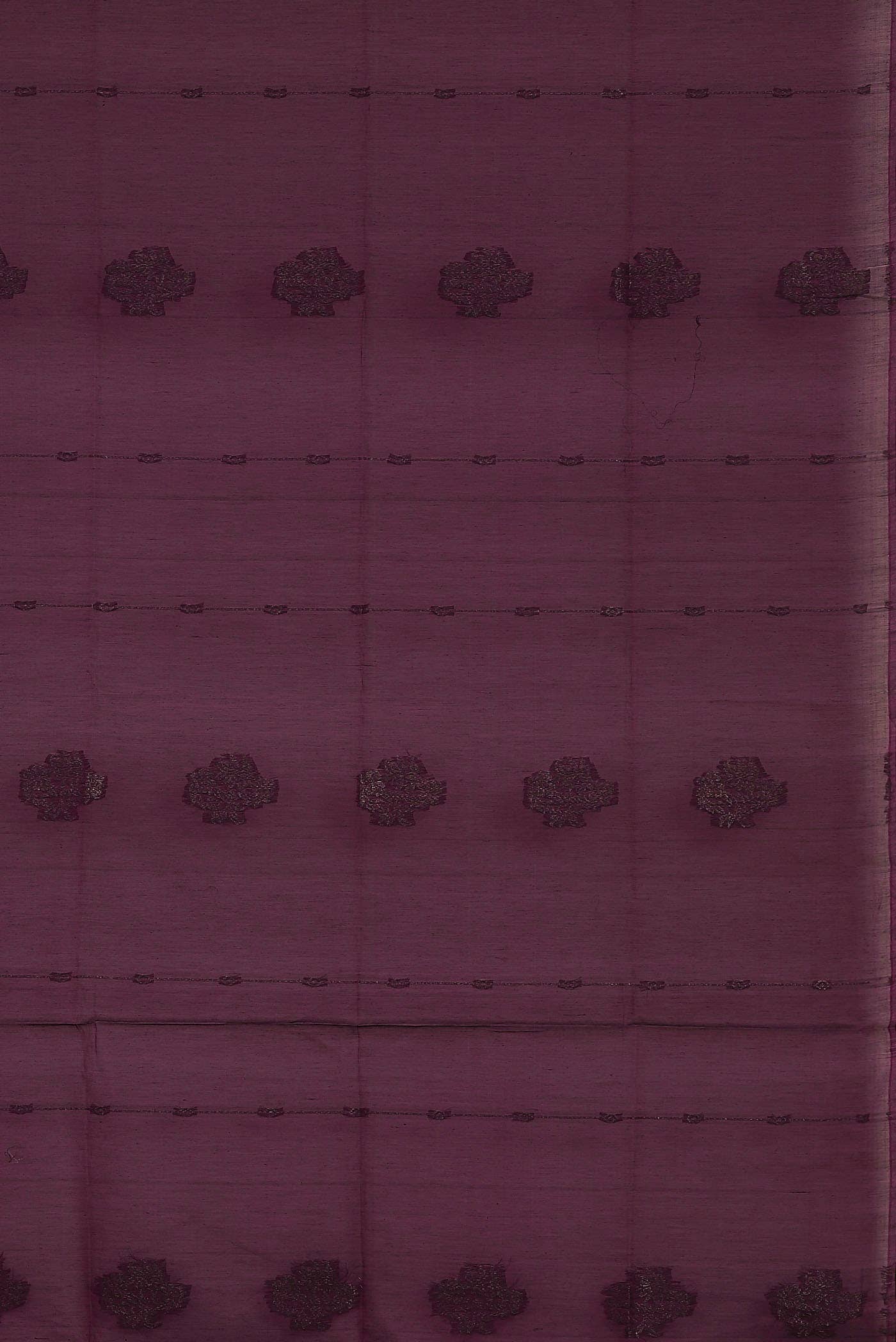 Purple Silk Cotton Saree