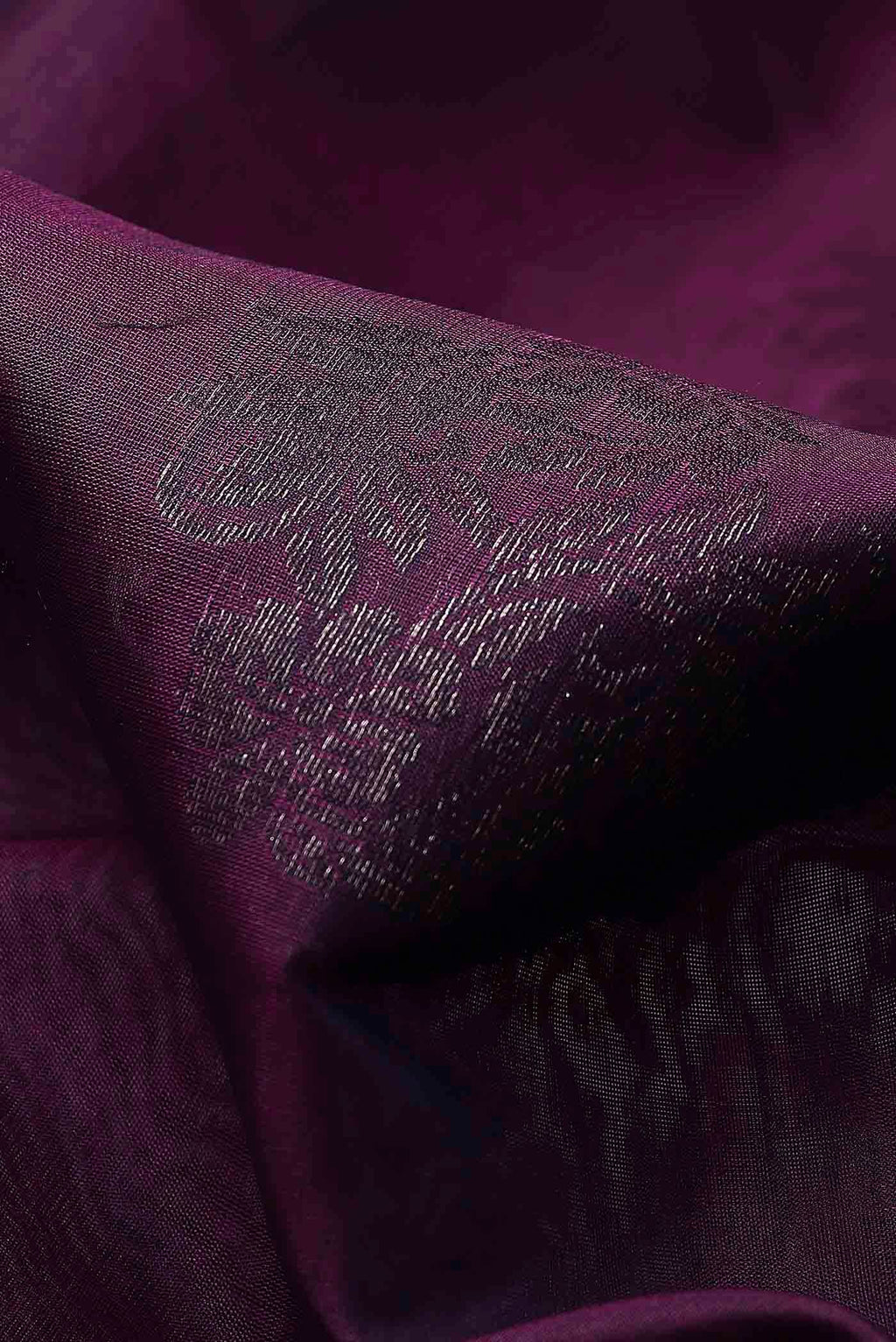 Purple Silk Cotton Saree