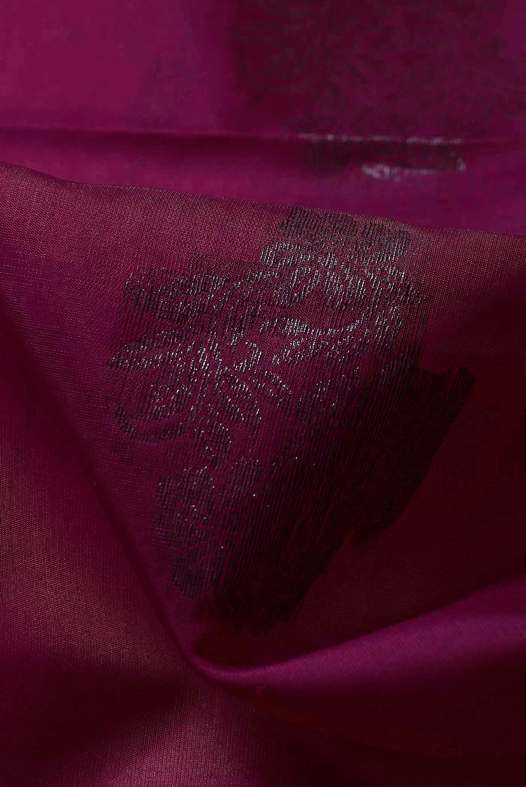 Magenta Silk Cotton Saree