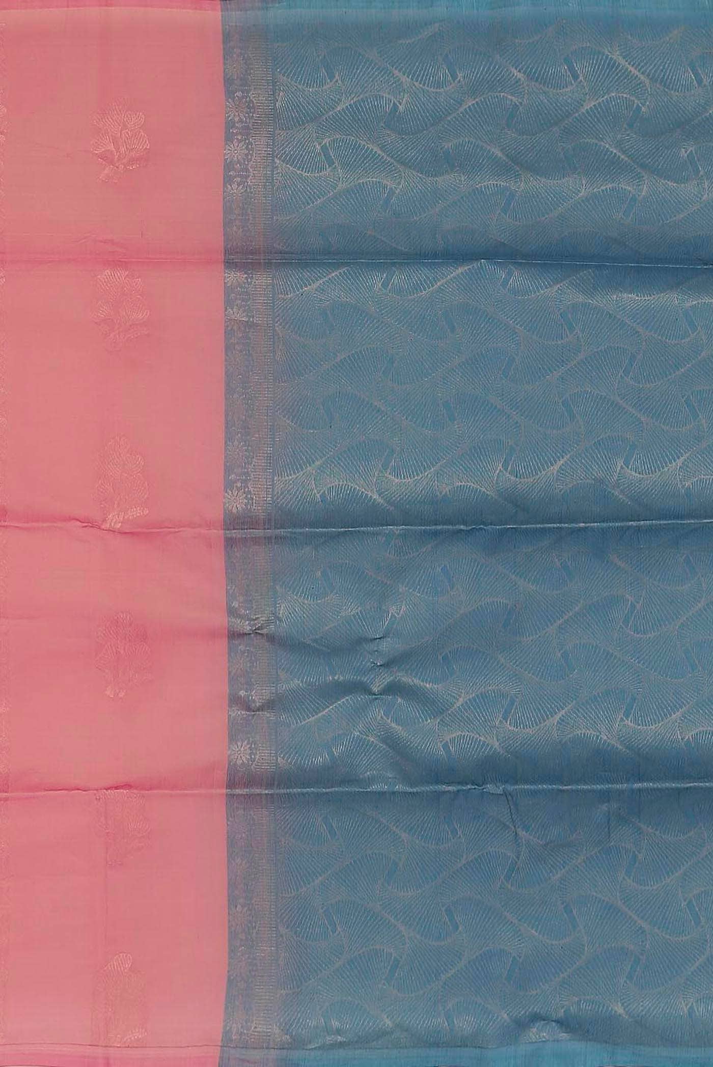 Pink Silk Cotton Saree