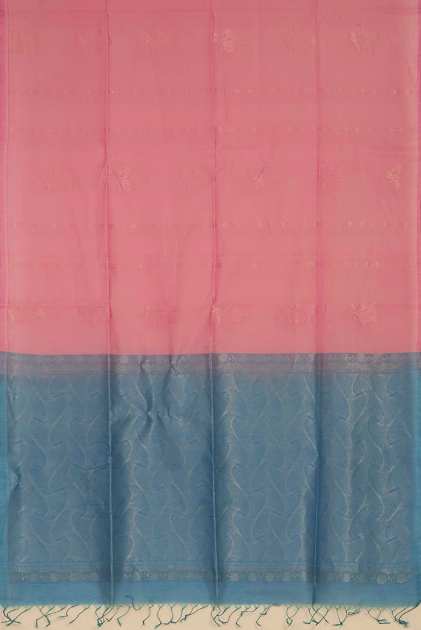 Pink Silk Cotton Saree