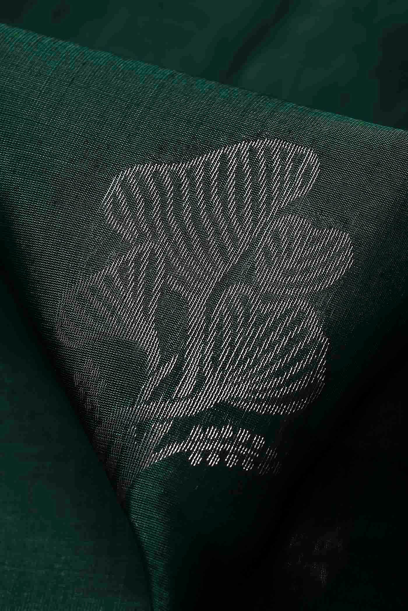 Green Silk Cotton Saree