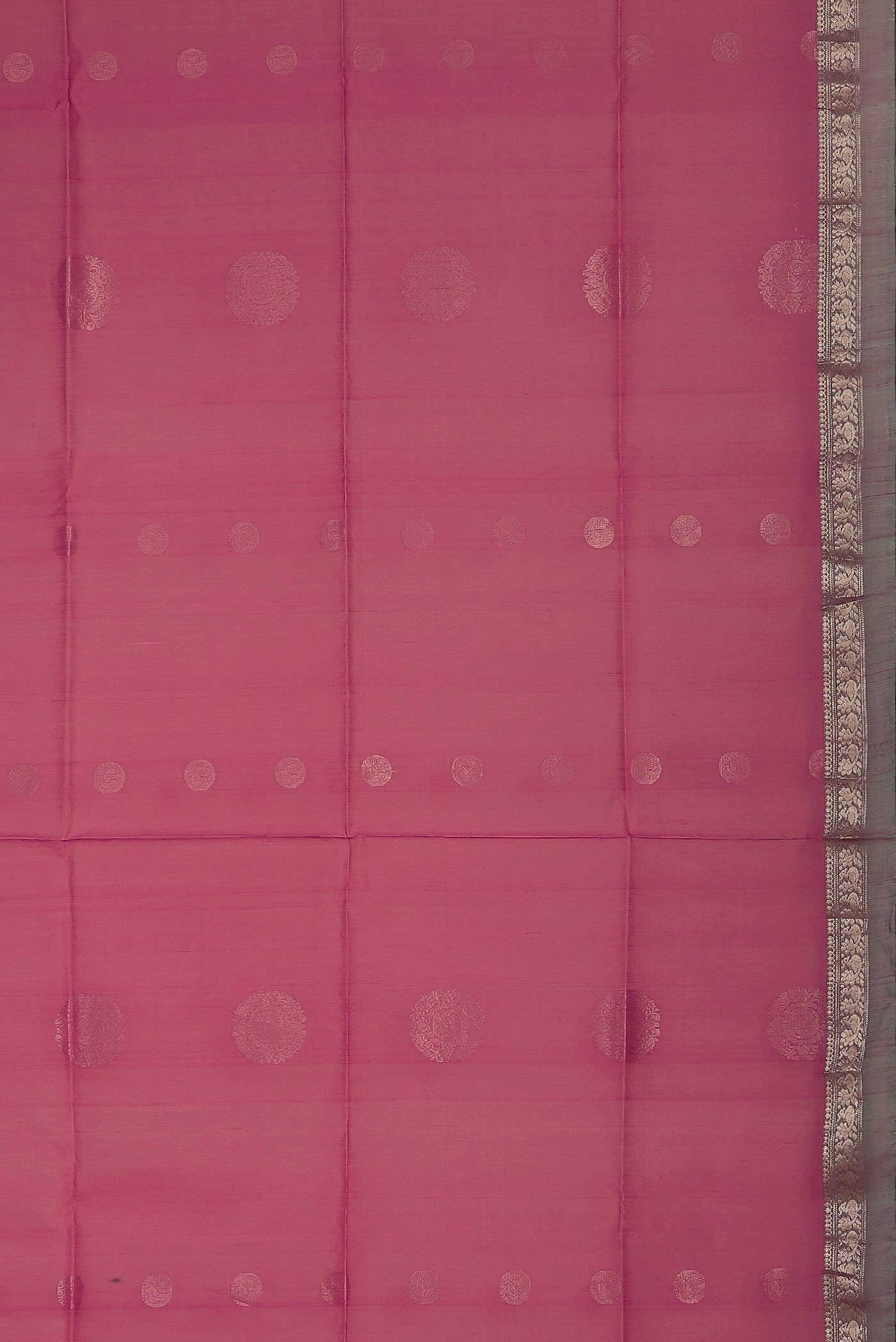 Pink Silk Cotton Saree