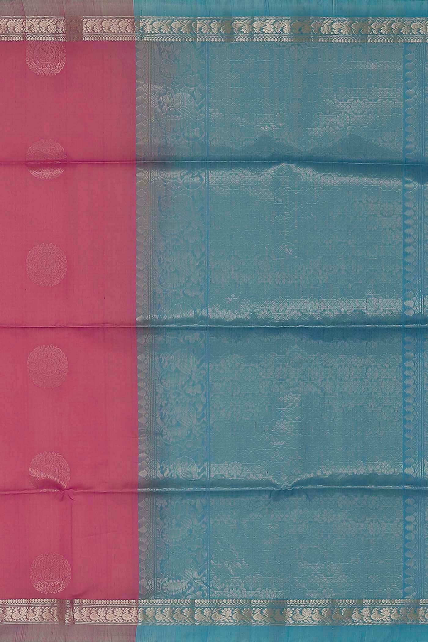 Pink Silk Cotton Saree