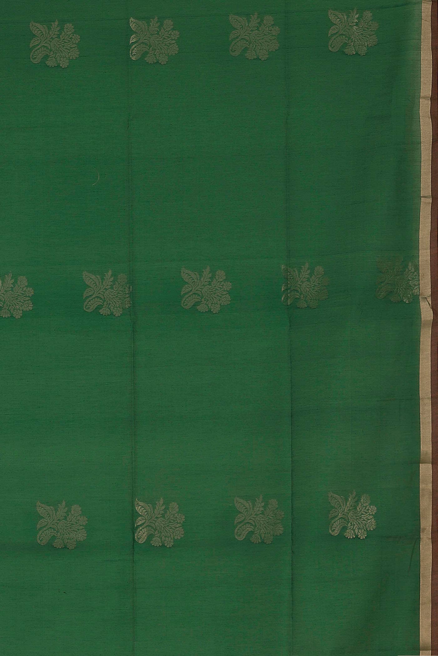 Green Silk Cotton Saree