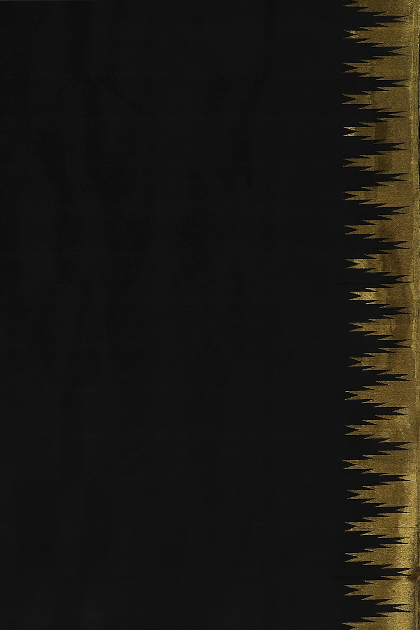 Black Kanchipuram Silk Saree