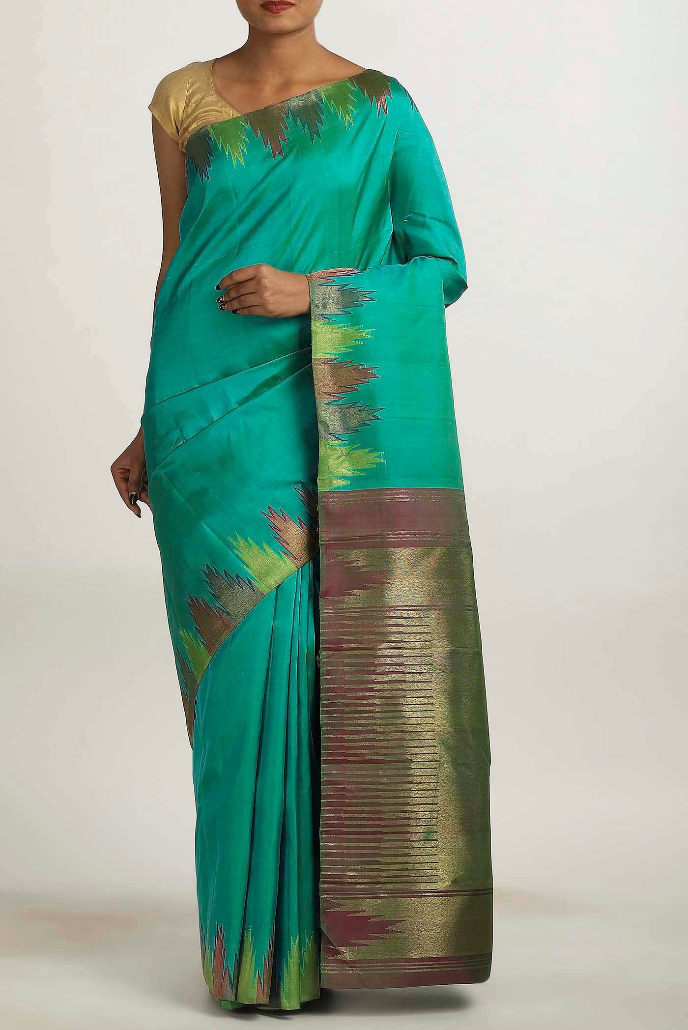 Green Kanchipuram Silk Saree