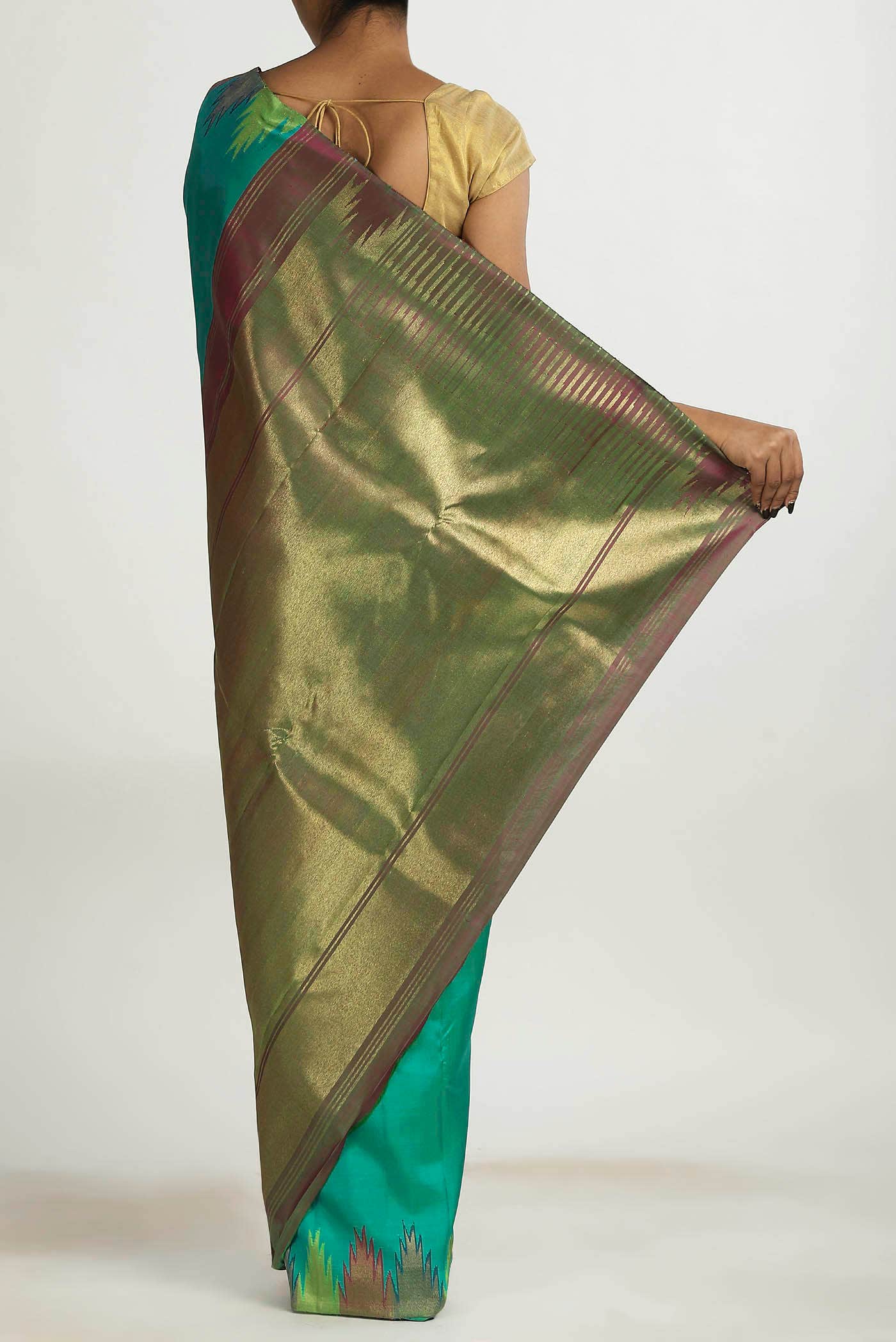 Green Kanchipuram Silk Saree