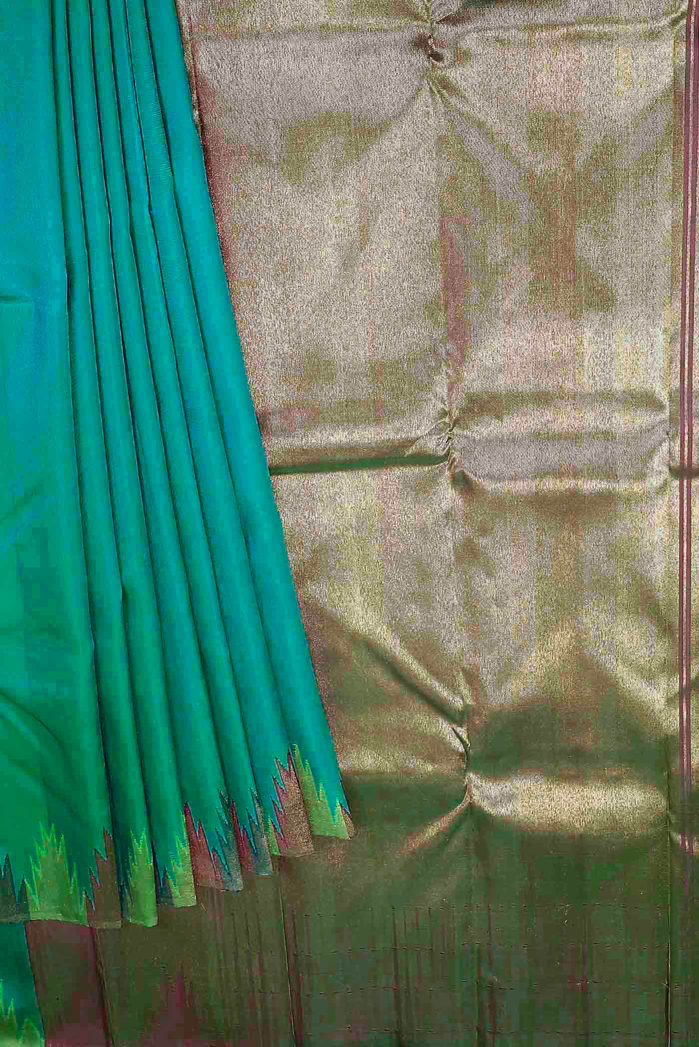 Green Kanchipuram Silk Saree