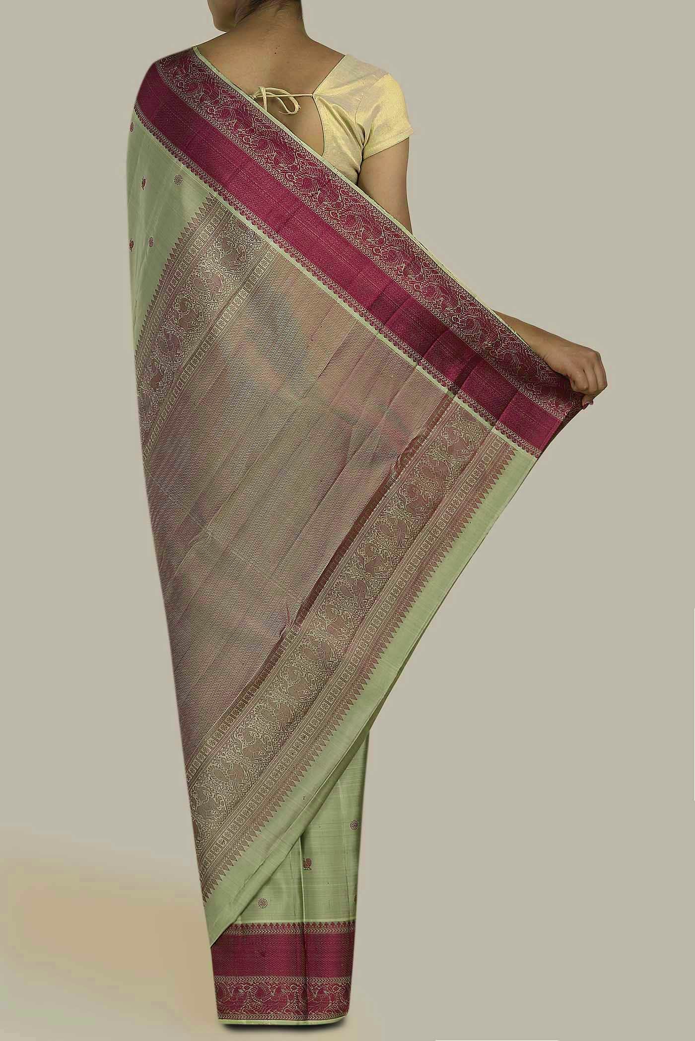 Green Kanchipuram Silk Saree