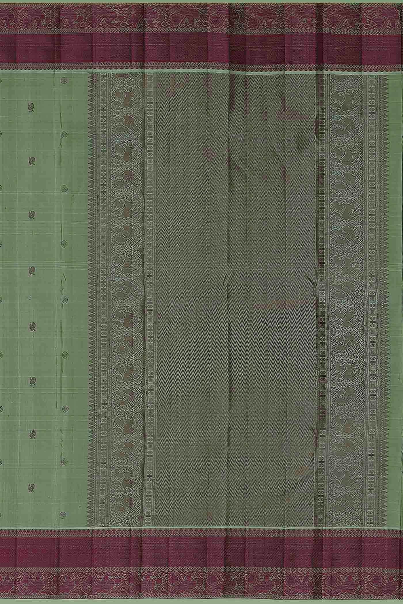 Green Kanchipuram Silk Saree