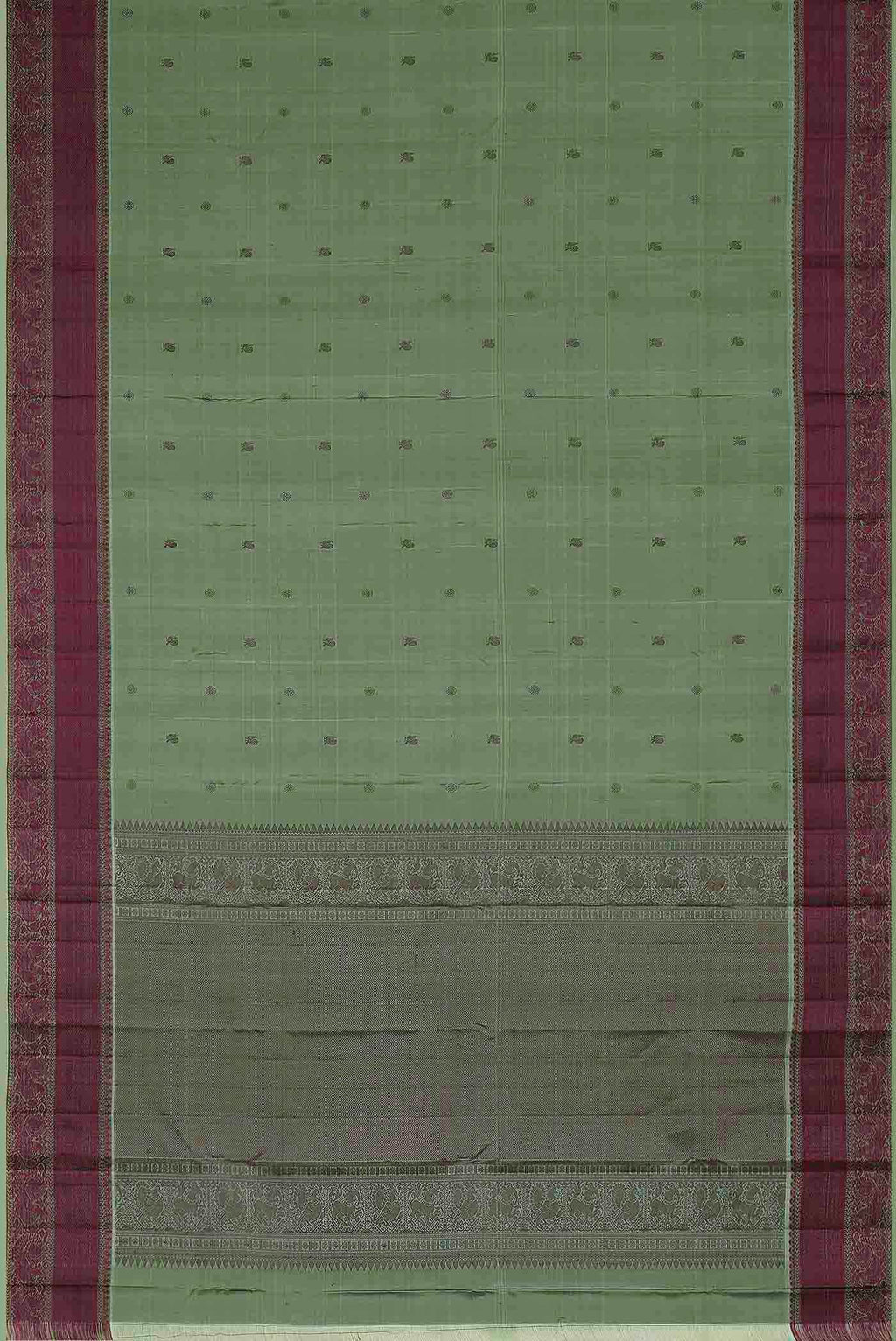 Green Kanchipuram Silk Saree