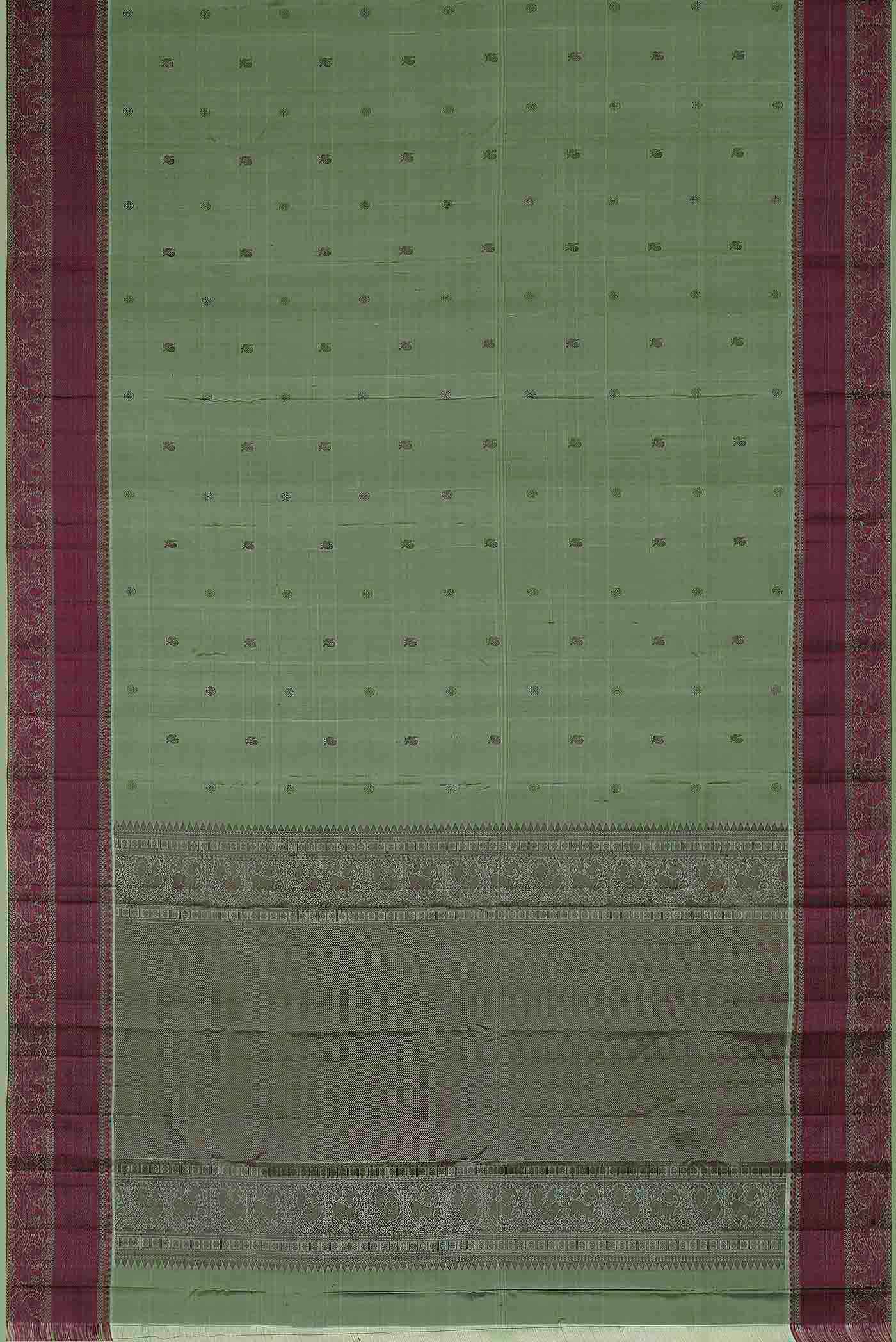 Green Kanchipuram Silk Saree