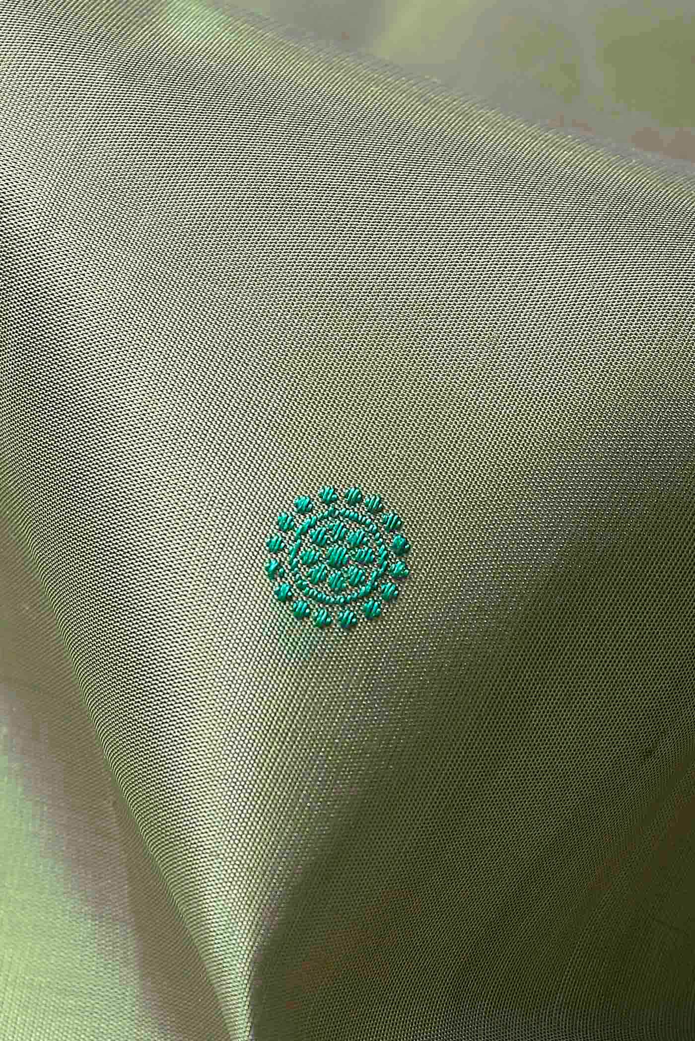 Green Kanchipuram Silk Saree