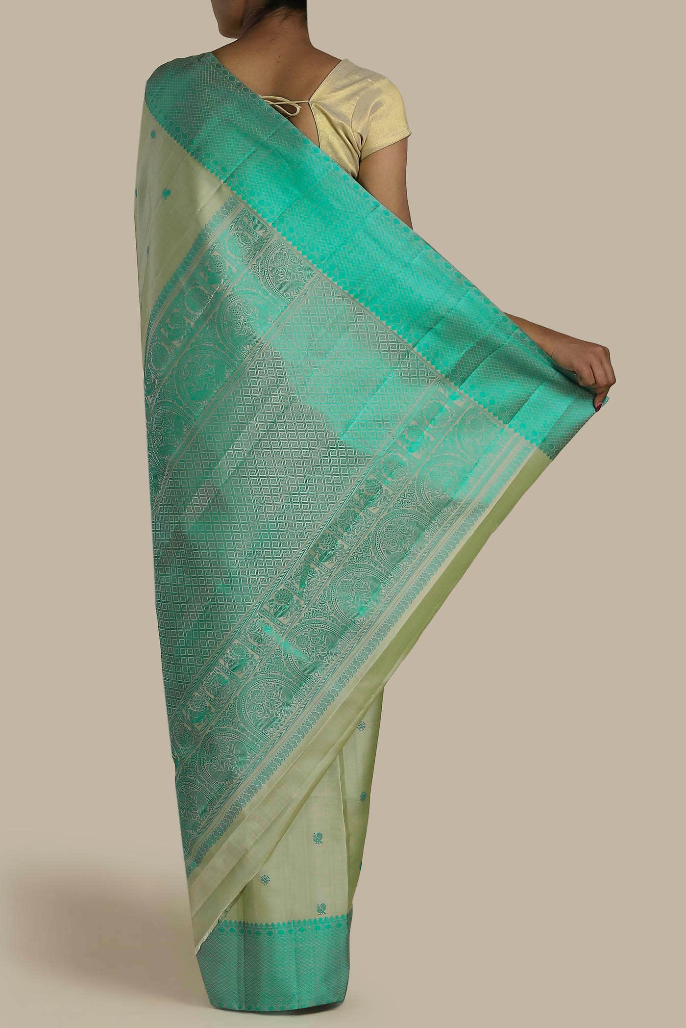 Green Kanchipuram Silk Saree