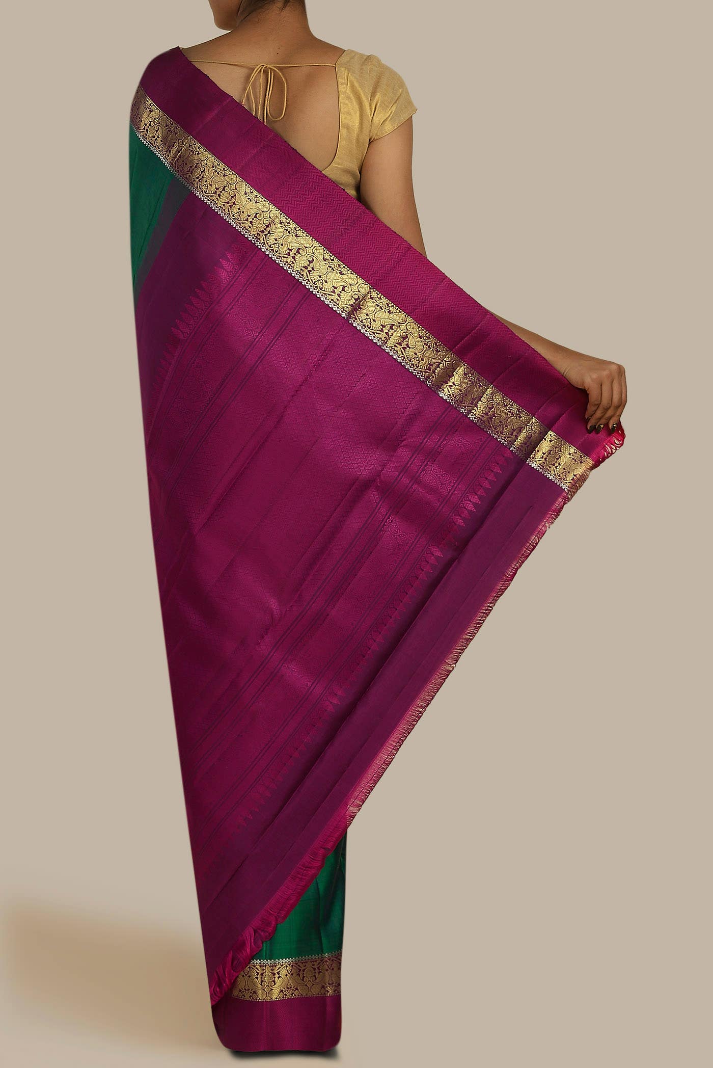 Green Kanchipuram Silk Saree