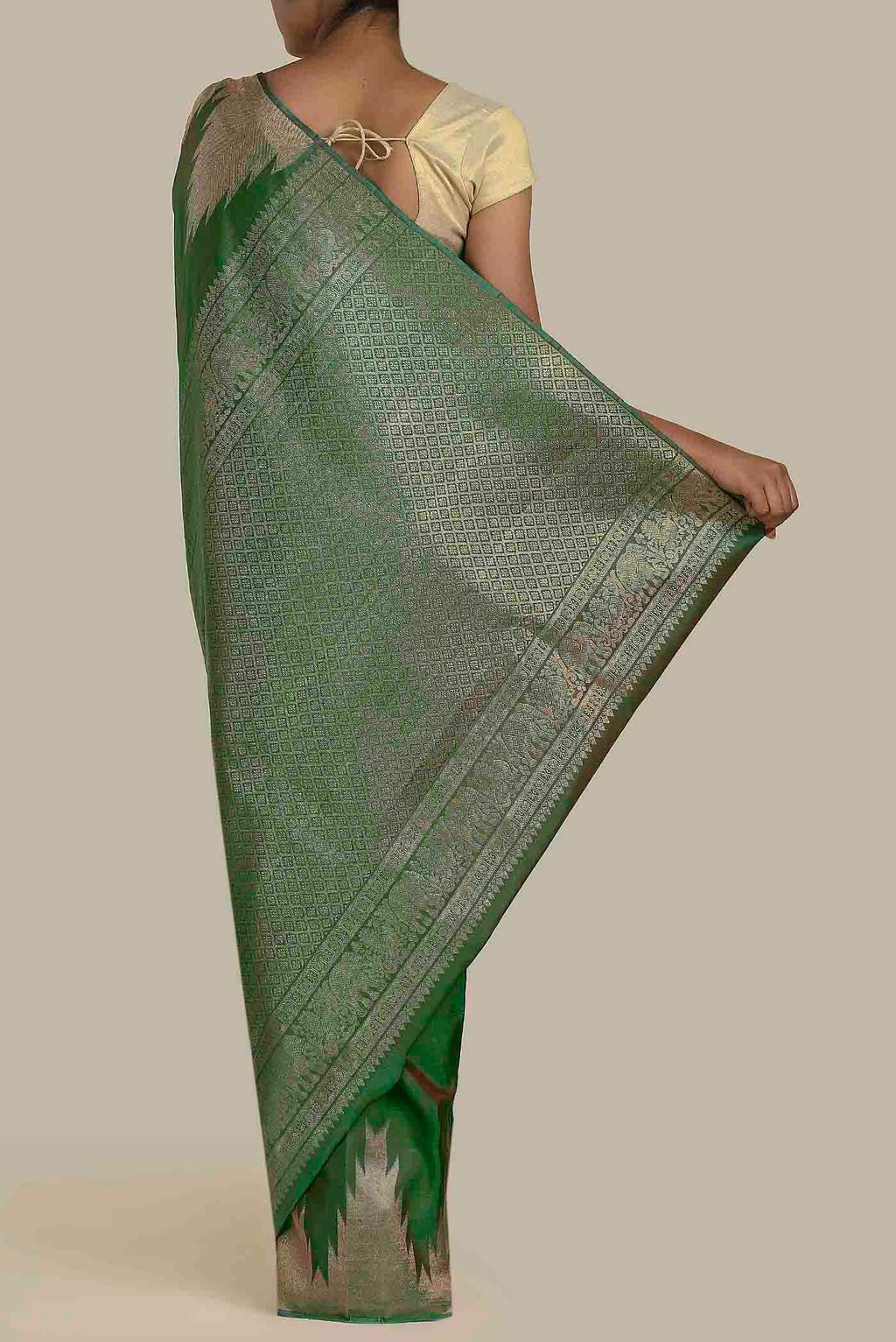 Green Kanchipuram Silk Saree