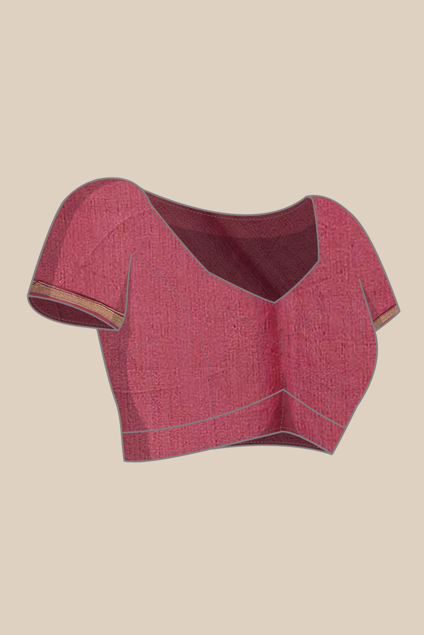Pink Chanderi Silk Cotton Saree
