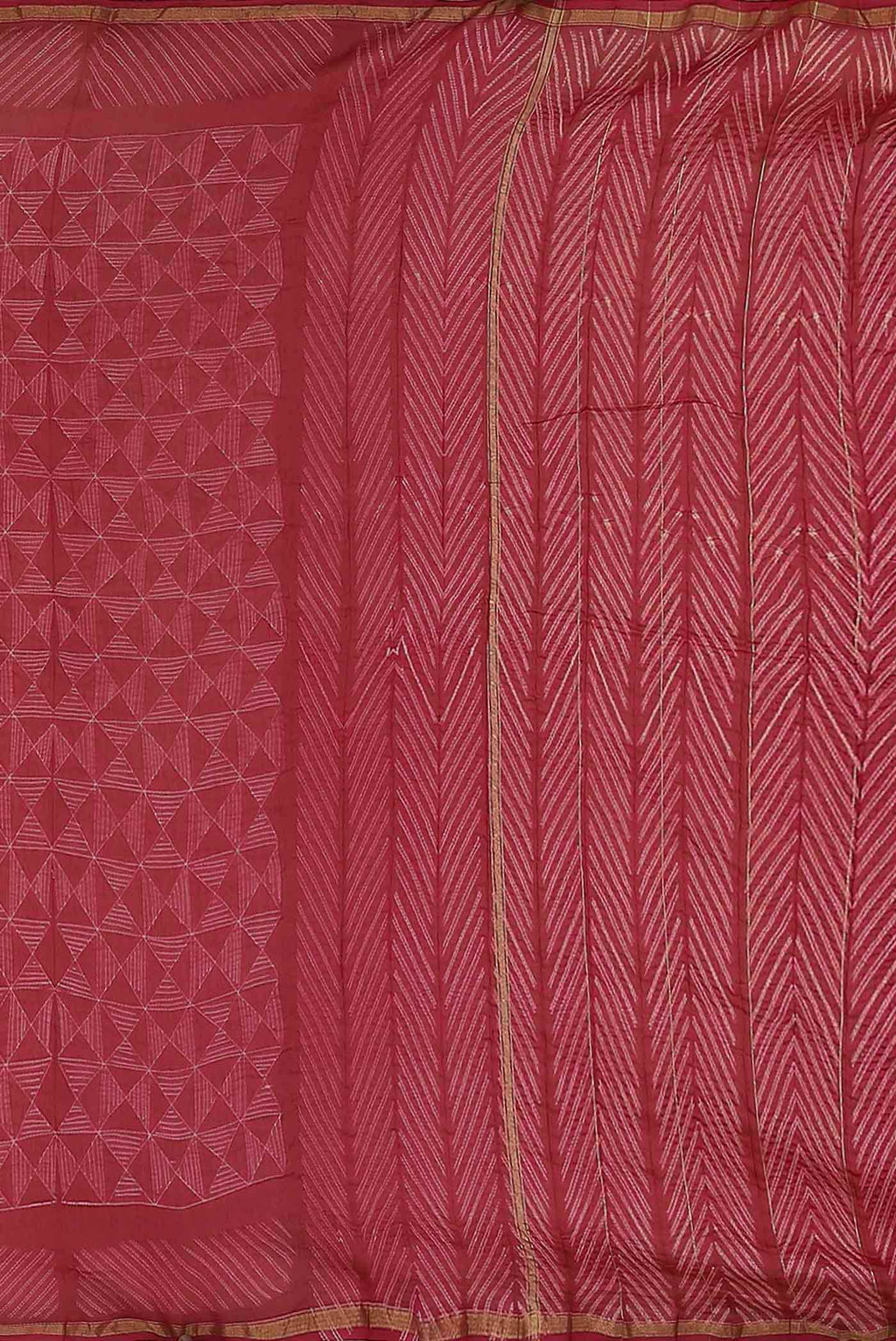 Pink Chanderi Silk Cotton Saree