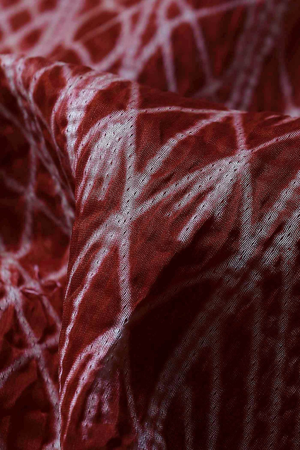 Maroon Chanderi Silk Cotton Saree