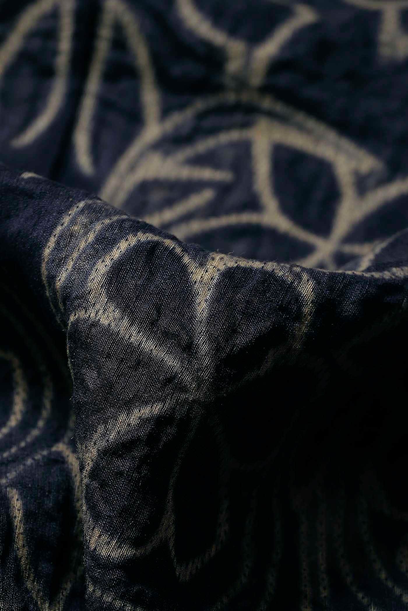 Black Tussar Silk Saree