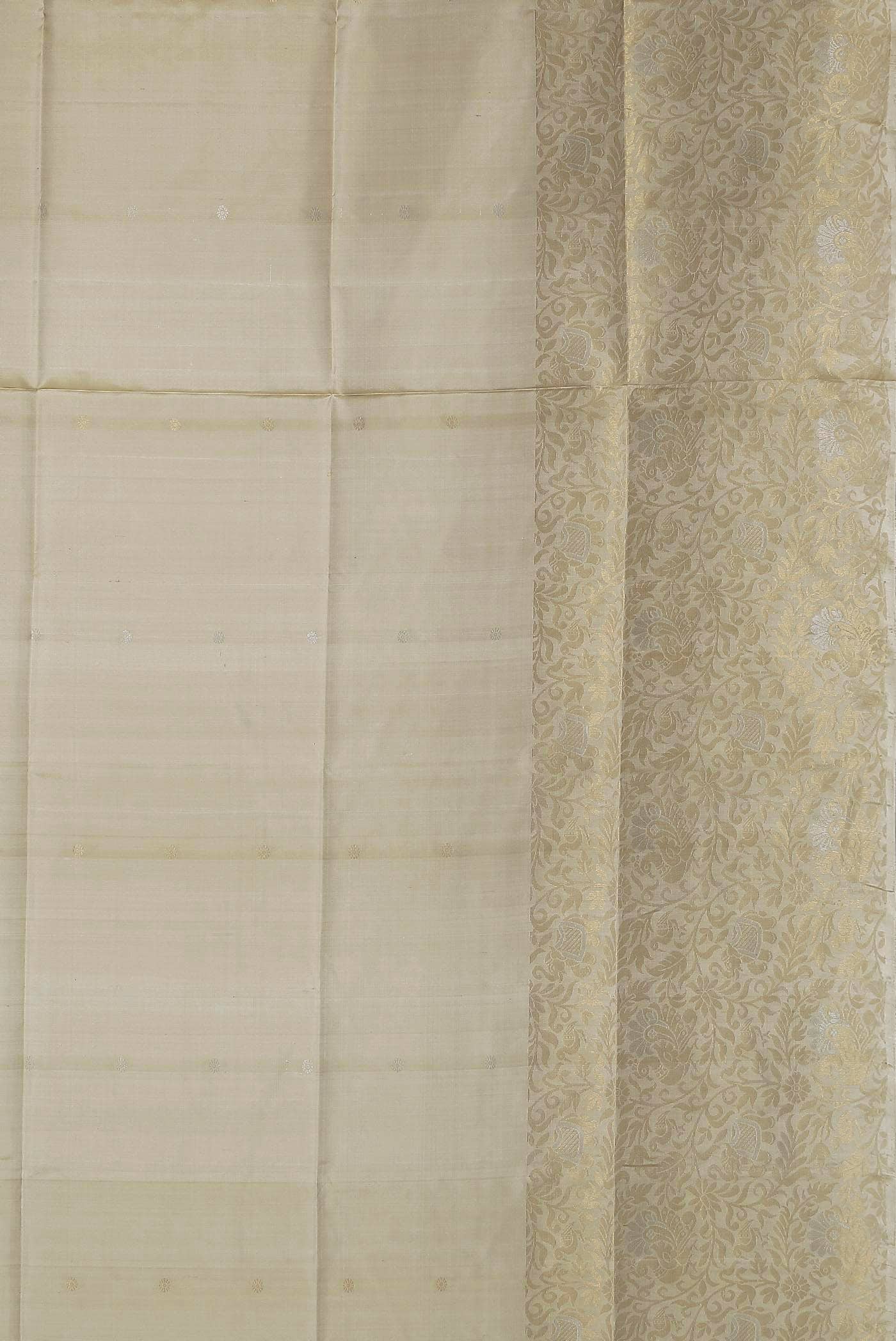 Beige Soft Silk Saree