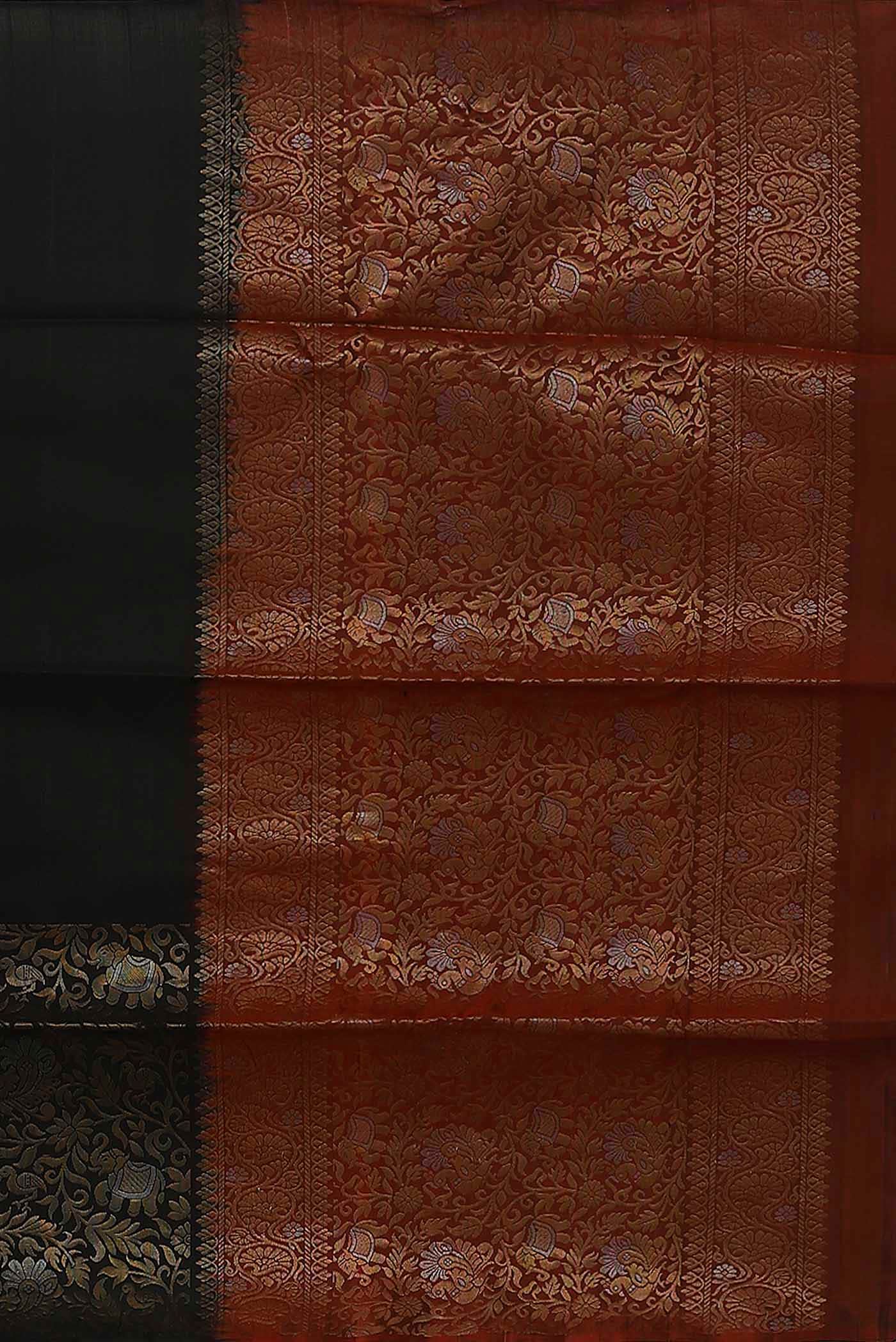 Black Soft Silk Saree