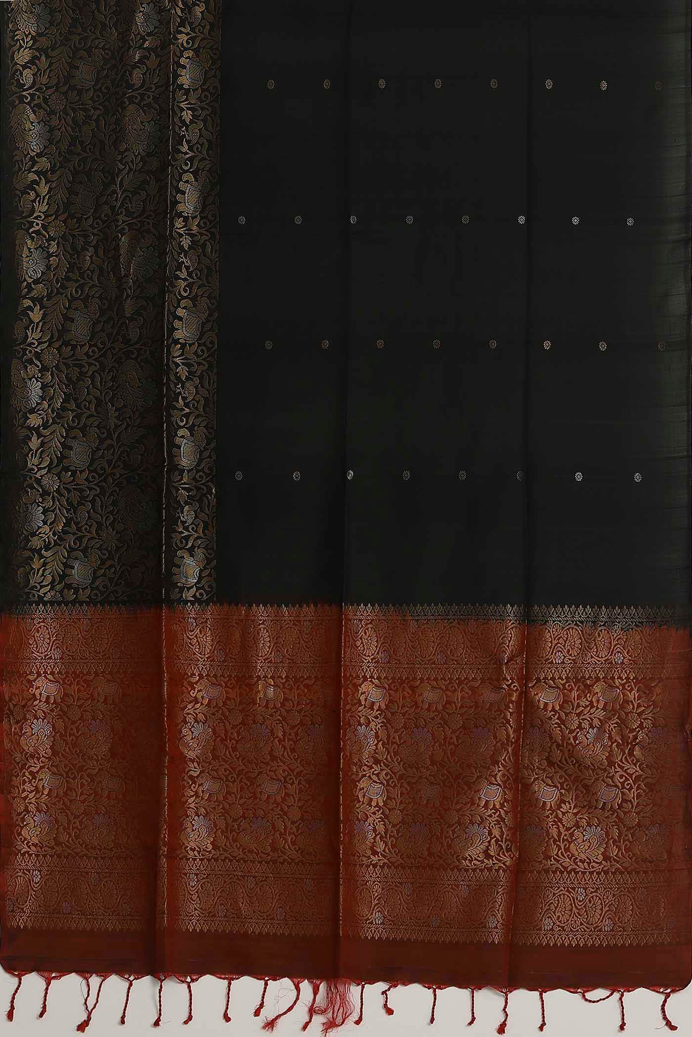 Black Soft Silk Saree