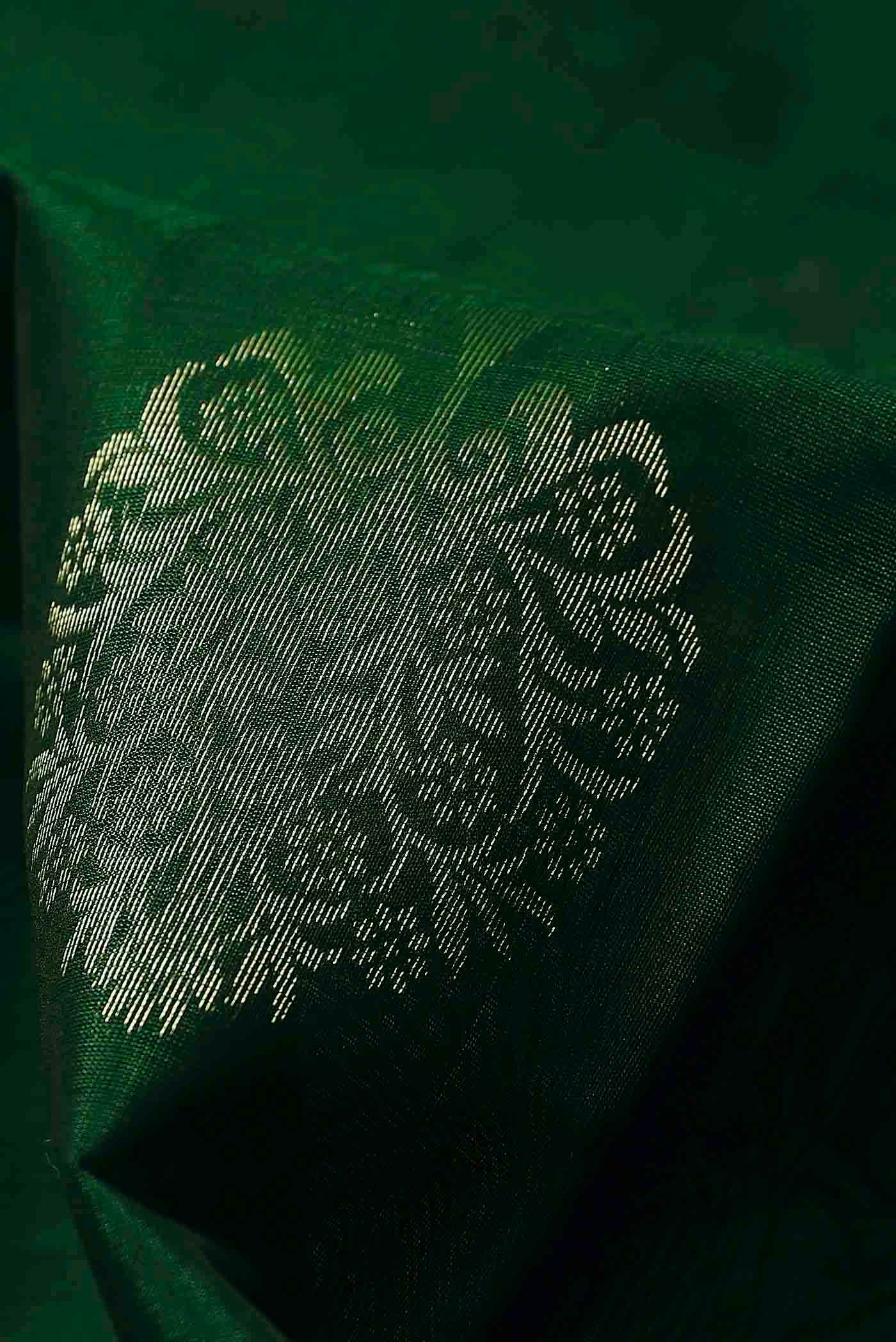 Green Silk Cotton Saree