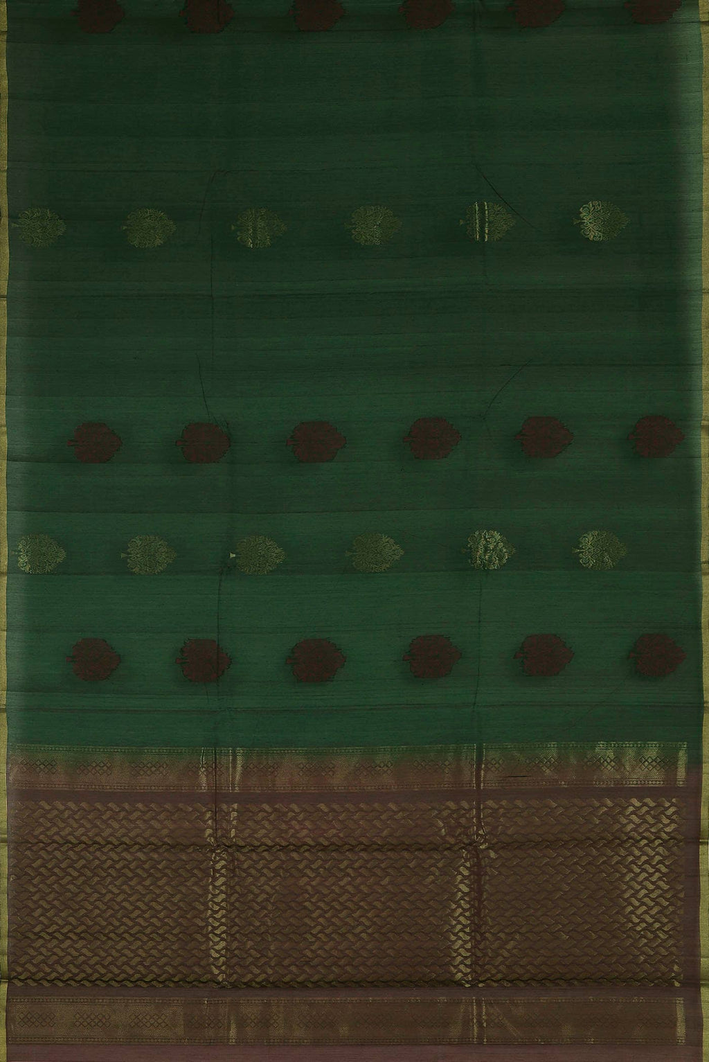 Green Silk Cotton Saree