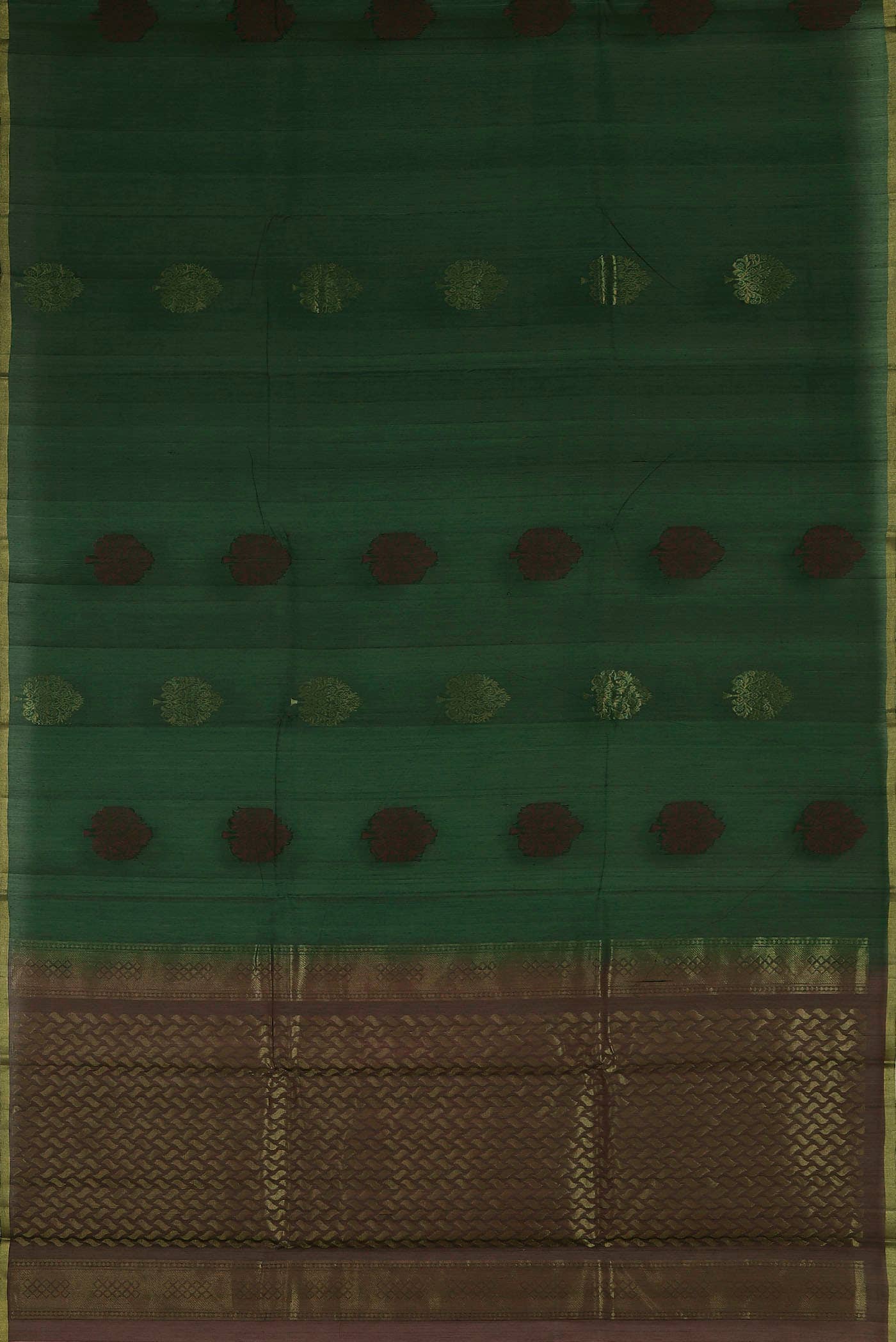 Green Silk Cotton Saree