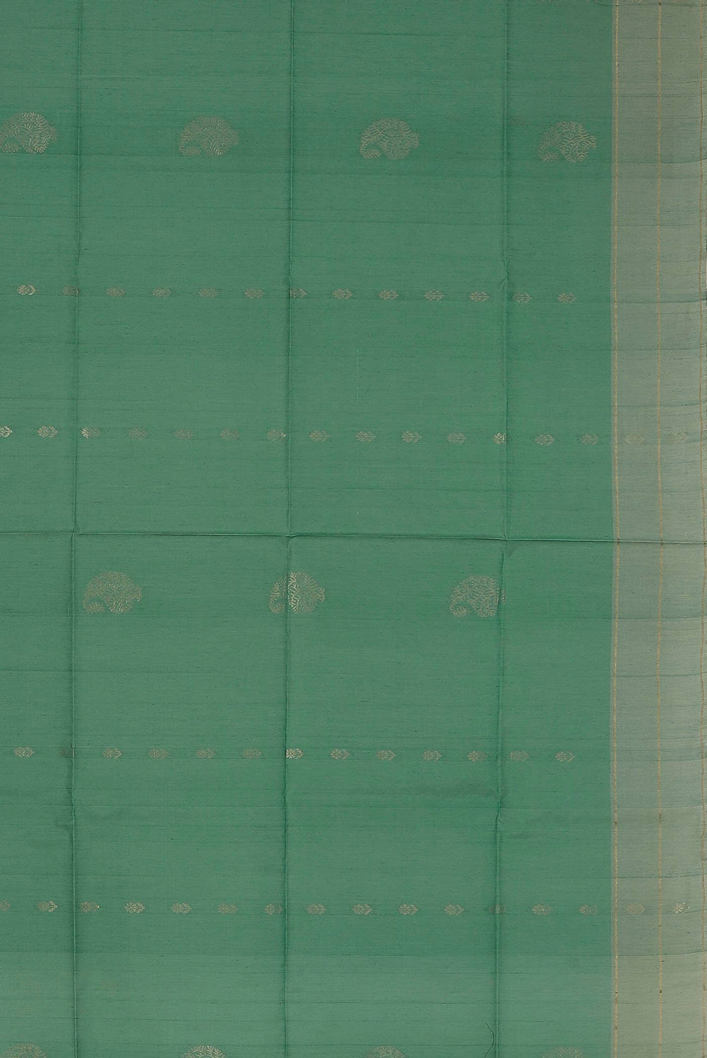 Green Silk Cotton Saree
