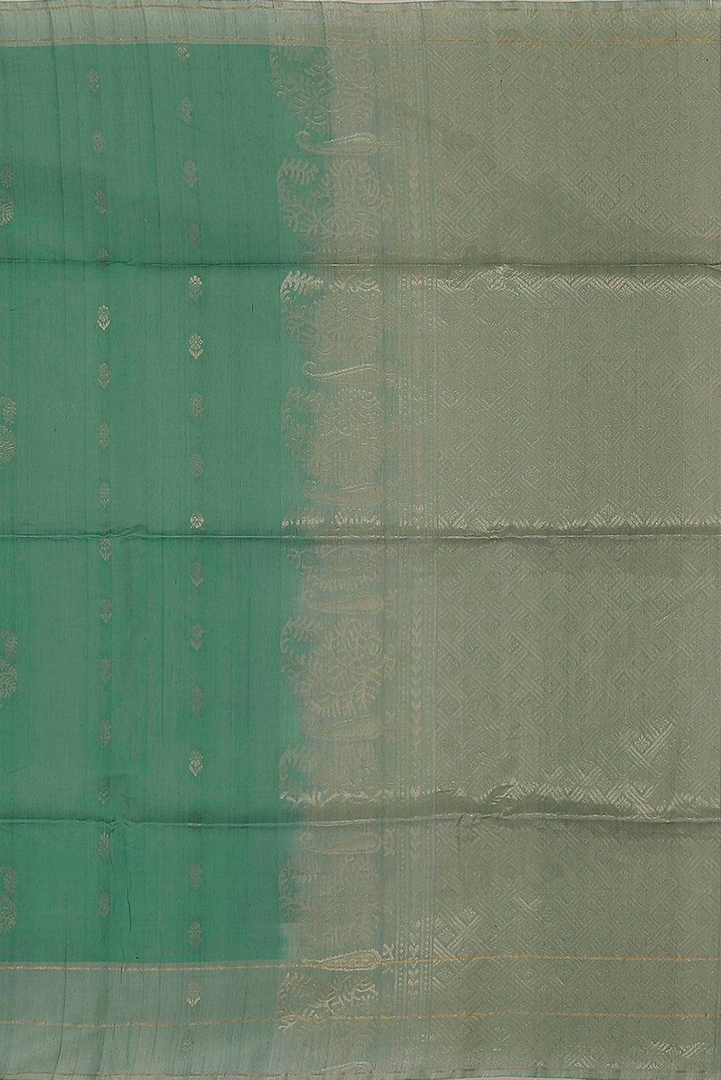 Green Silk Cotton Saree