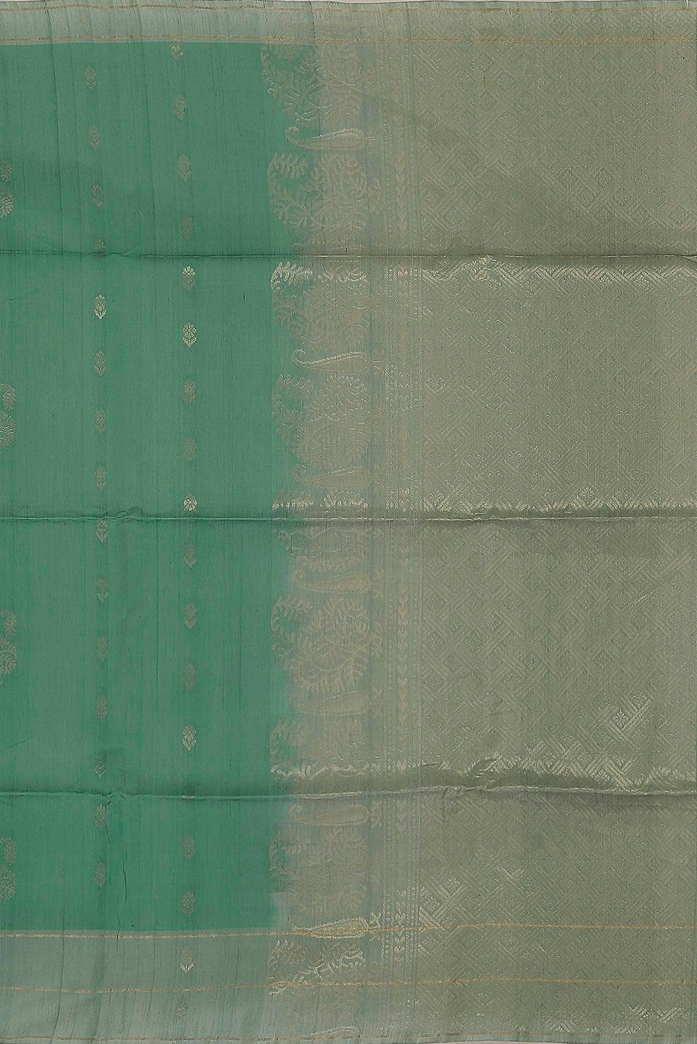 Green Silk Cotton Saree