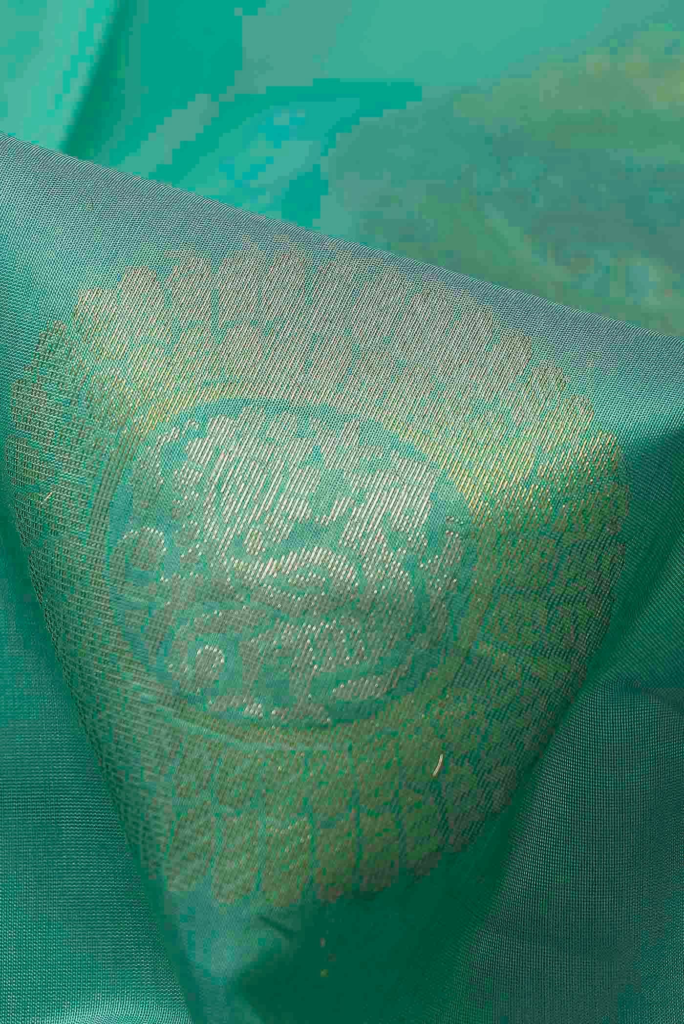 Green Silk Cotton Saree