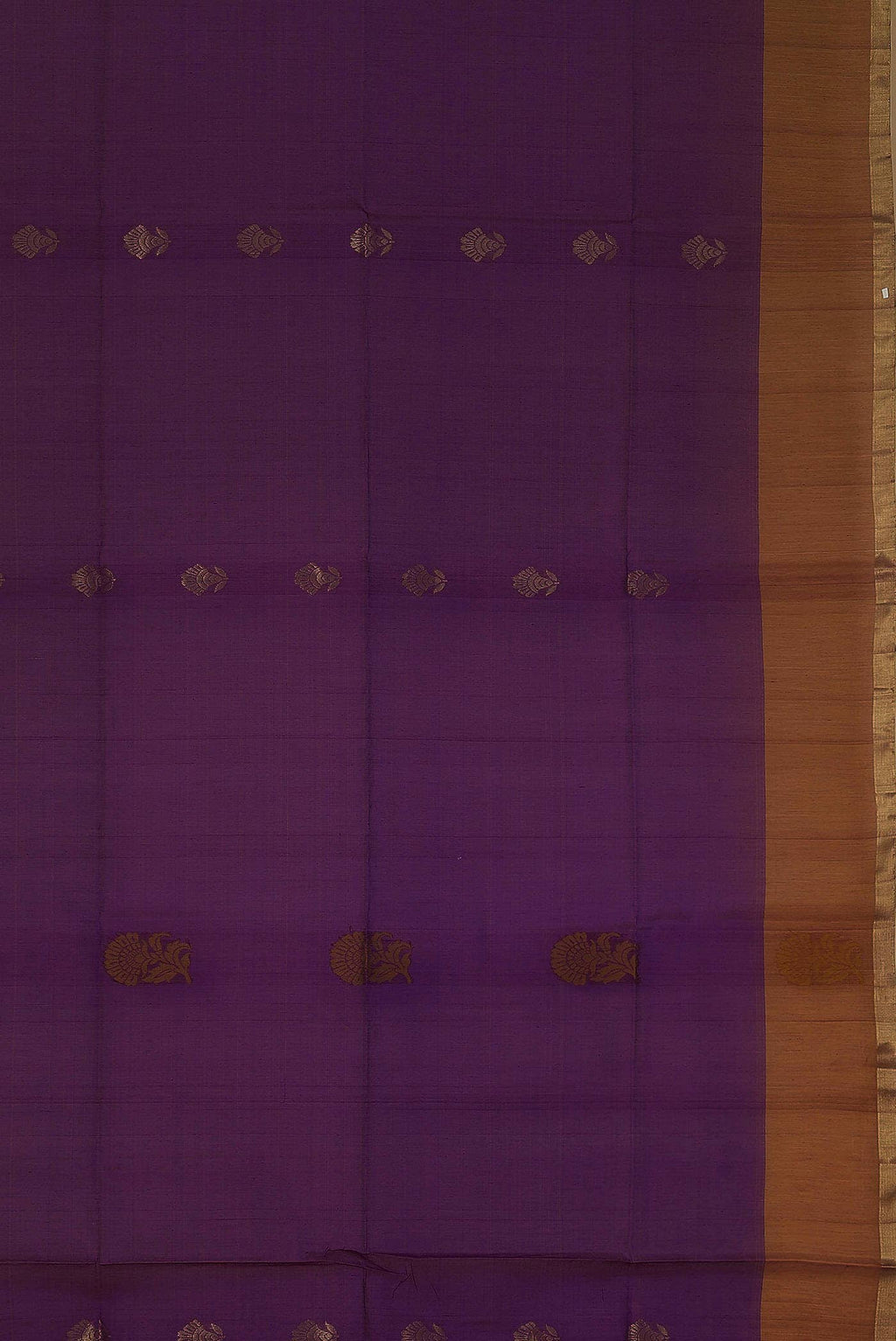 Purple Silk Cotton Saree