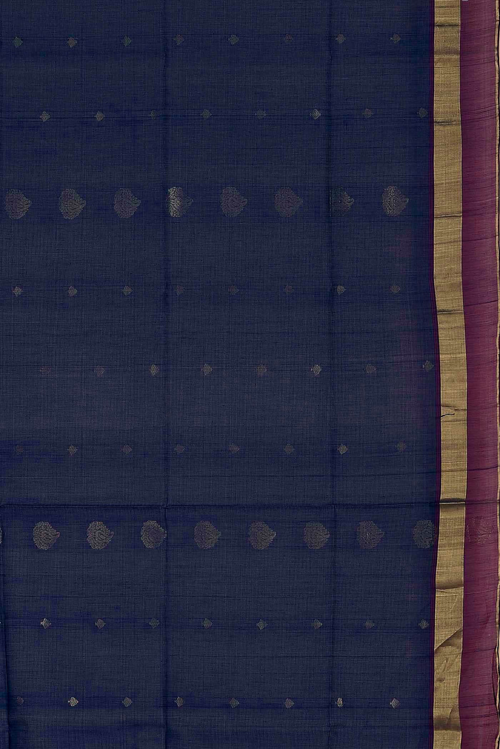Blue Silk Cotton Saree