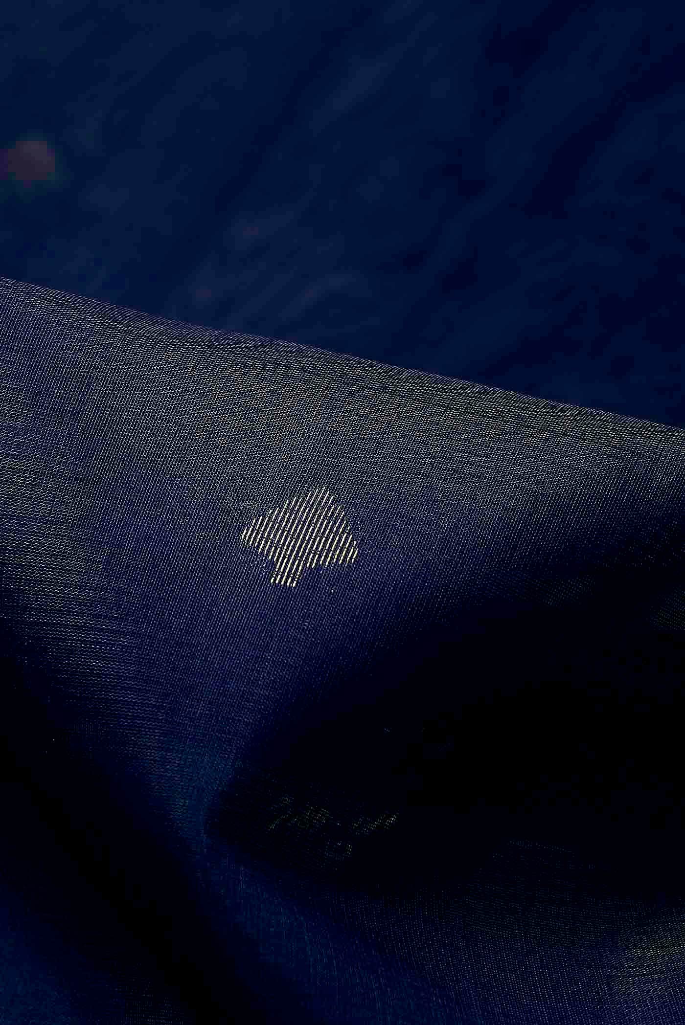 Blue Silk Cotton Saree