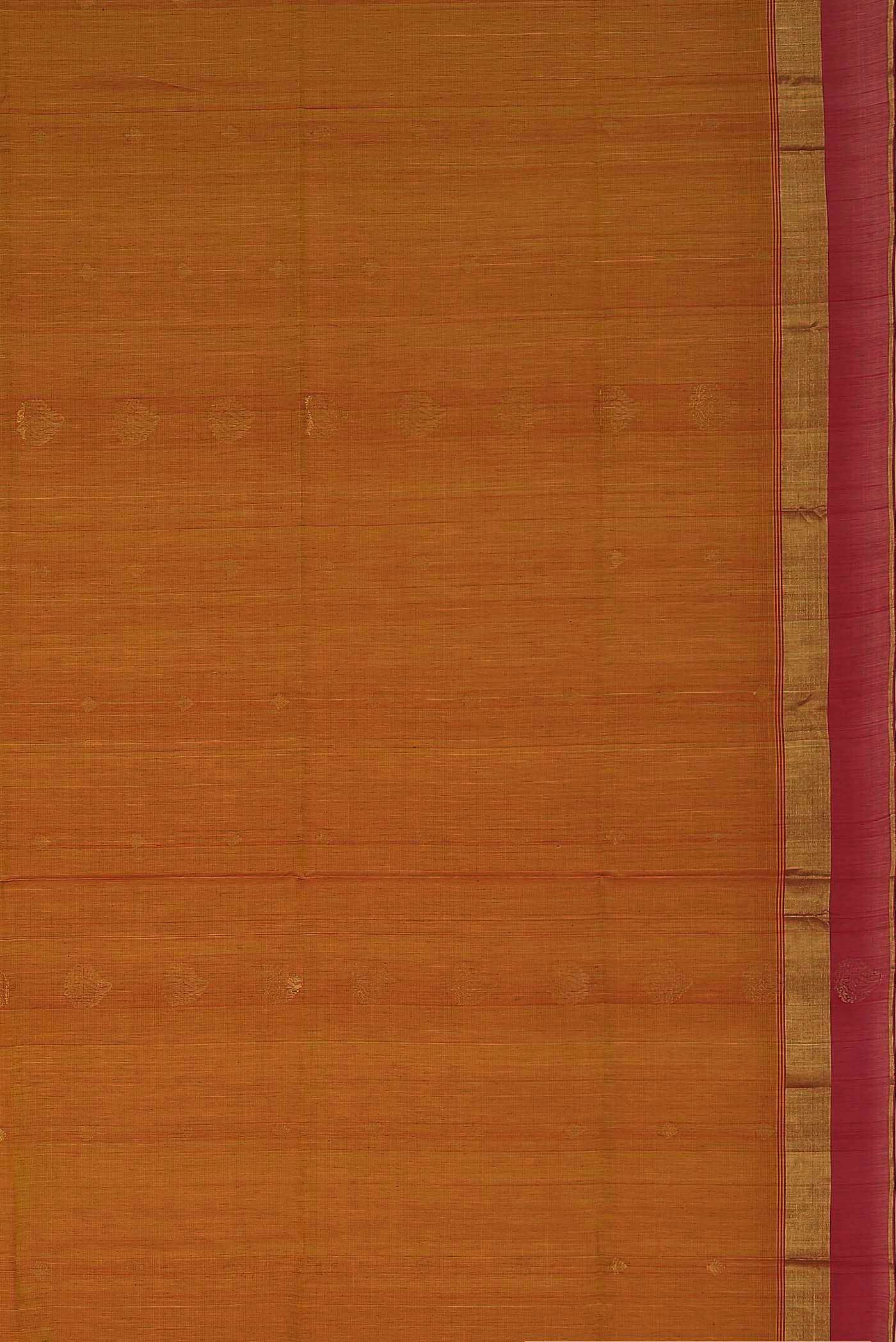 Mustard Silk Cotton Saree