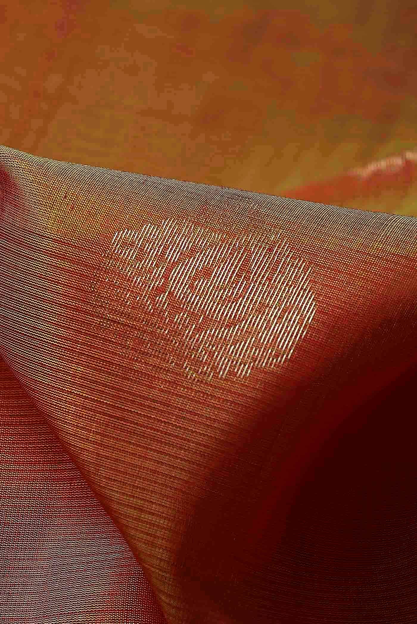 Mustard Silk Cotton Saree