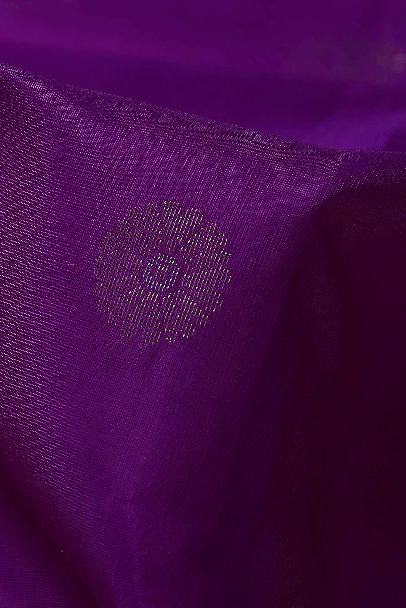 Purple Silk Cotton Saree