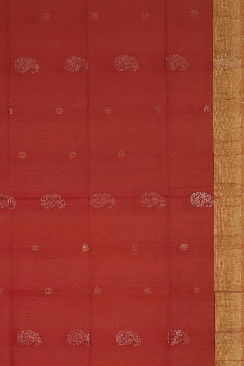 Red Silk Cotton Saree