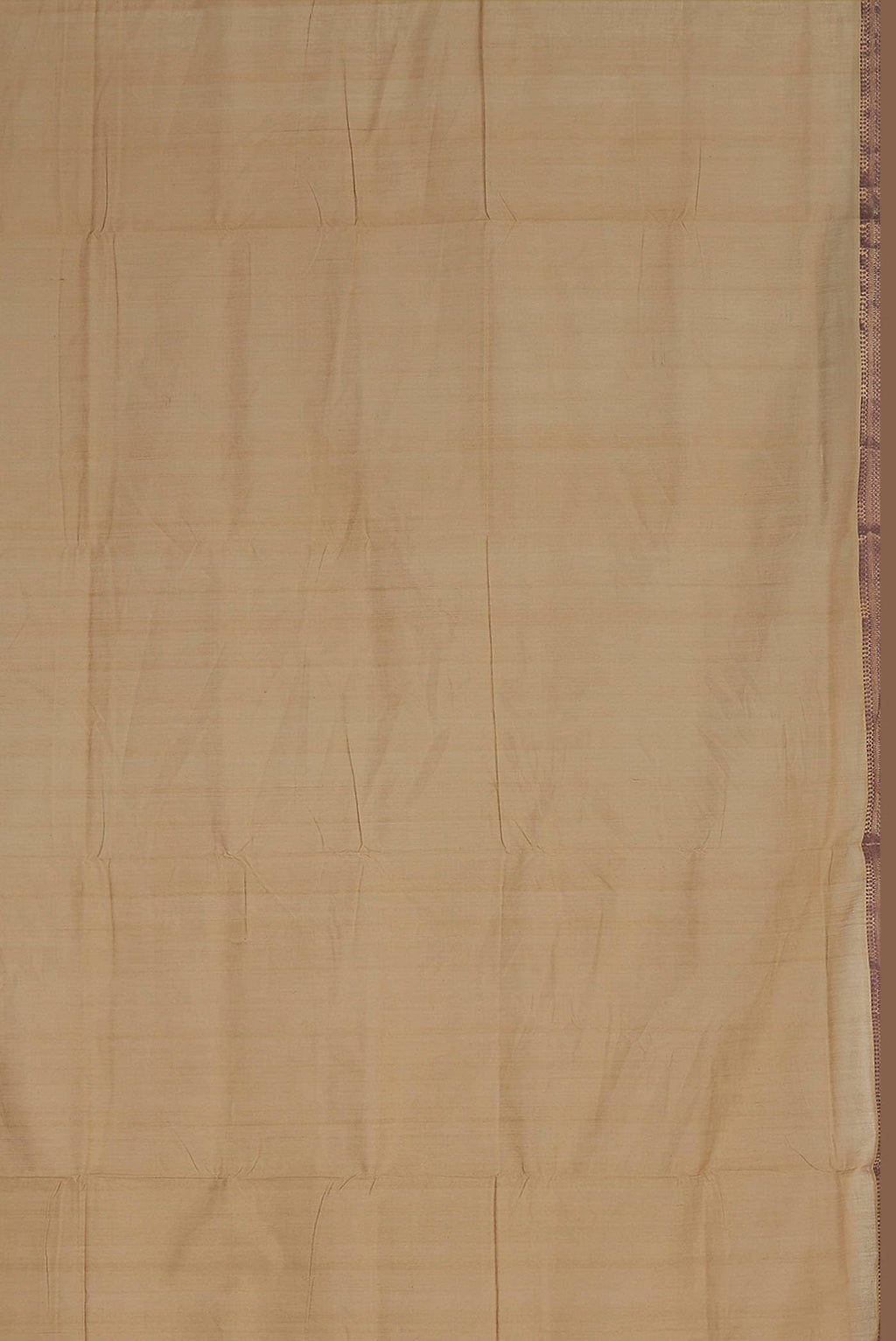 Beige Mangalagiri Cotton Saree