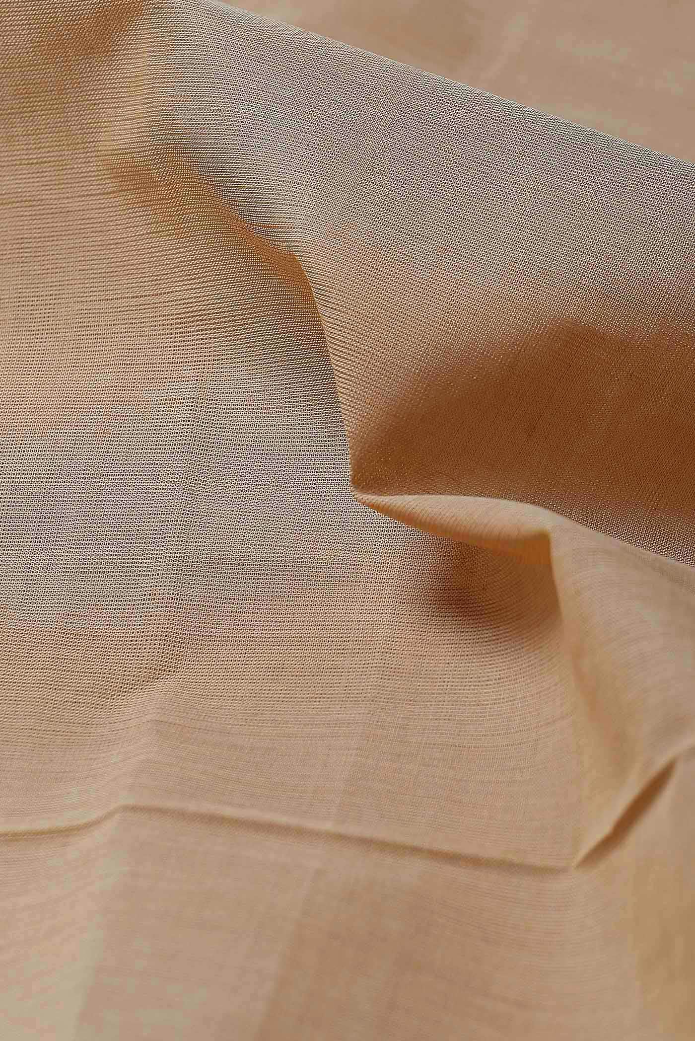 Beige Mangalagiri Cotton Saree
