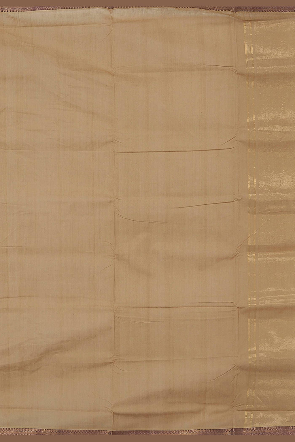 Beige Mangalagiri Cotton Saree
