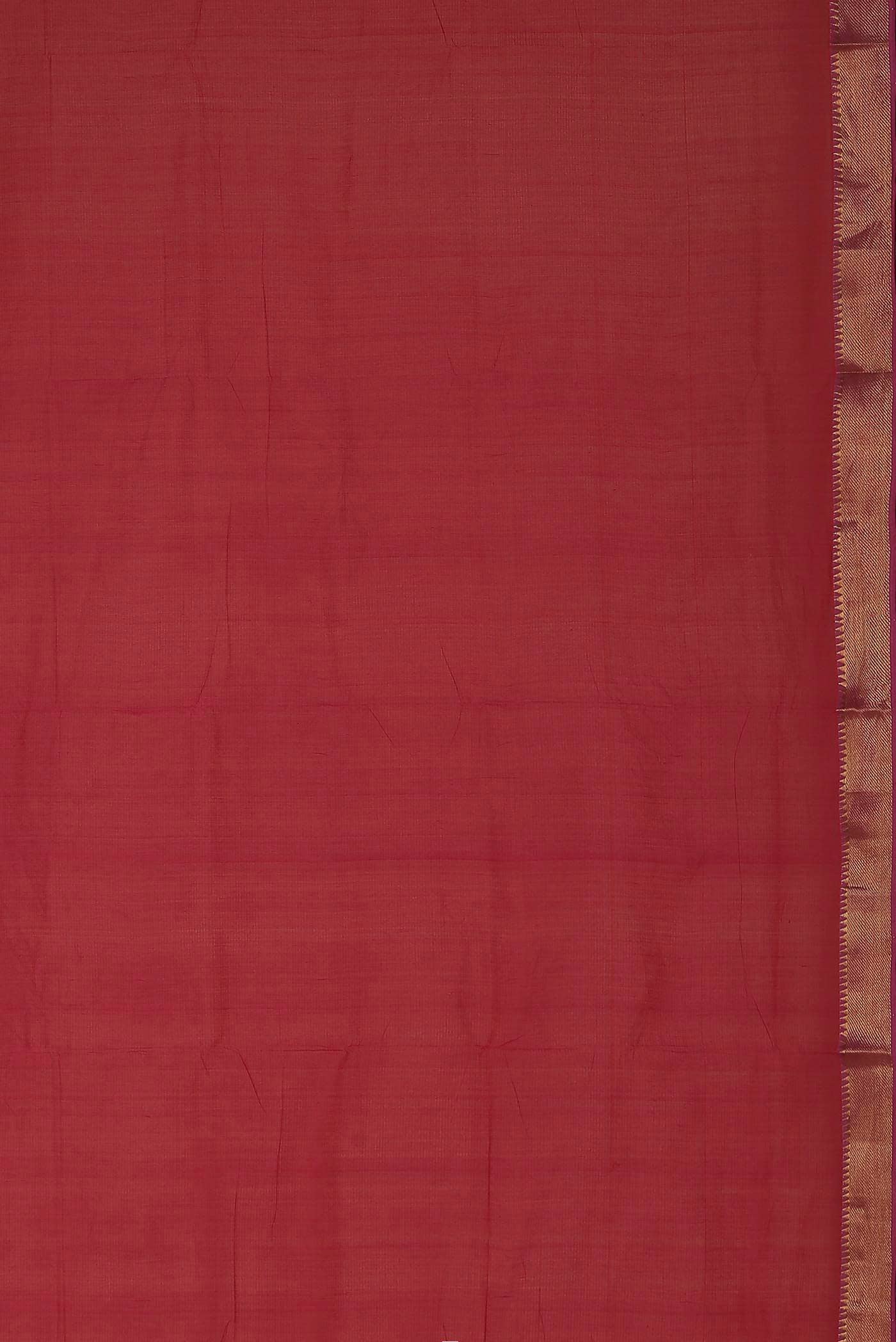 Red Mangalagiri Cotton Saree
