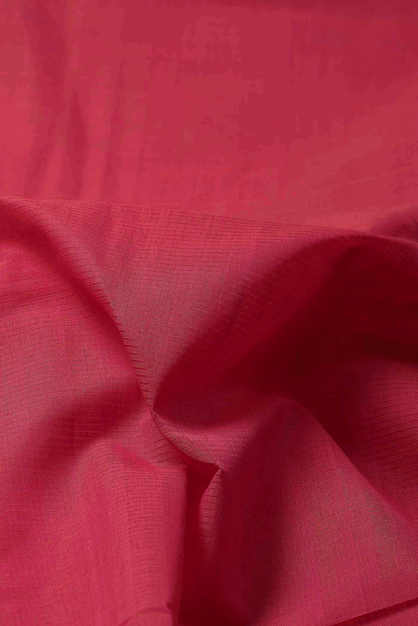 Red Mangalagiri Cotton Saree