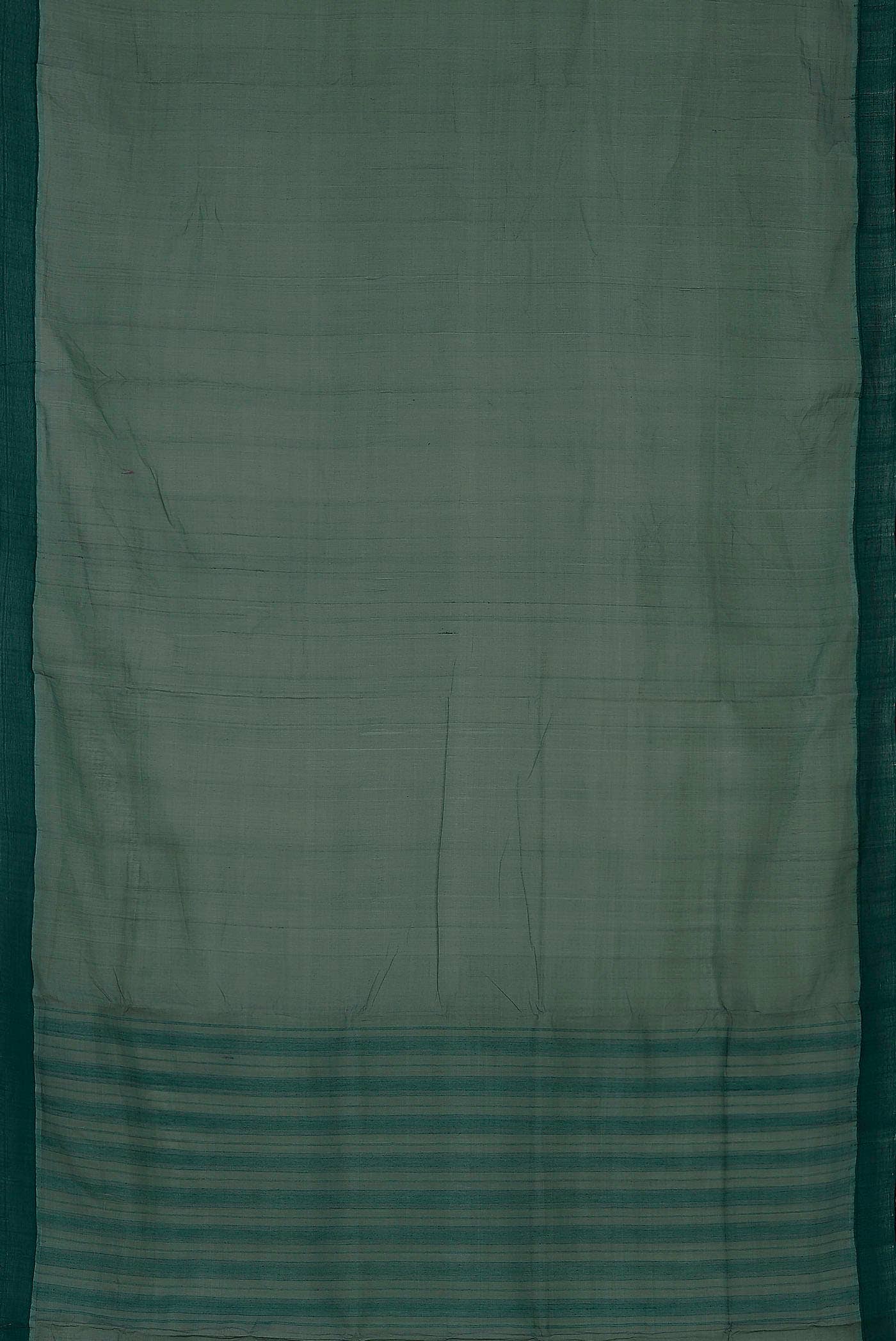 Green Cotton Saree